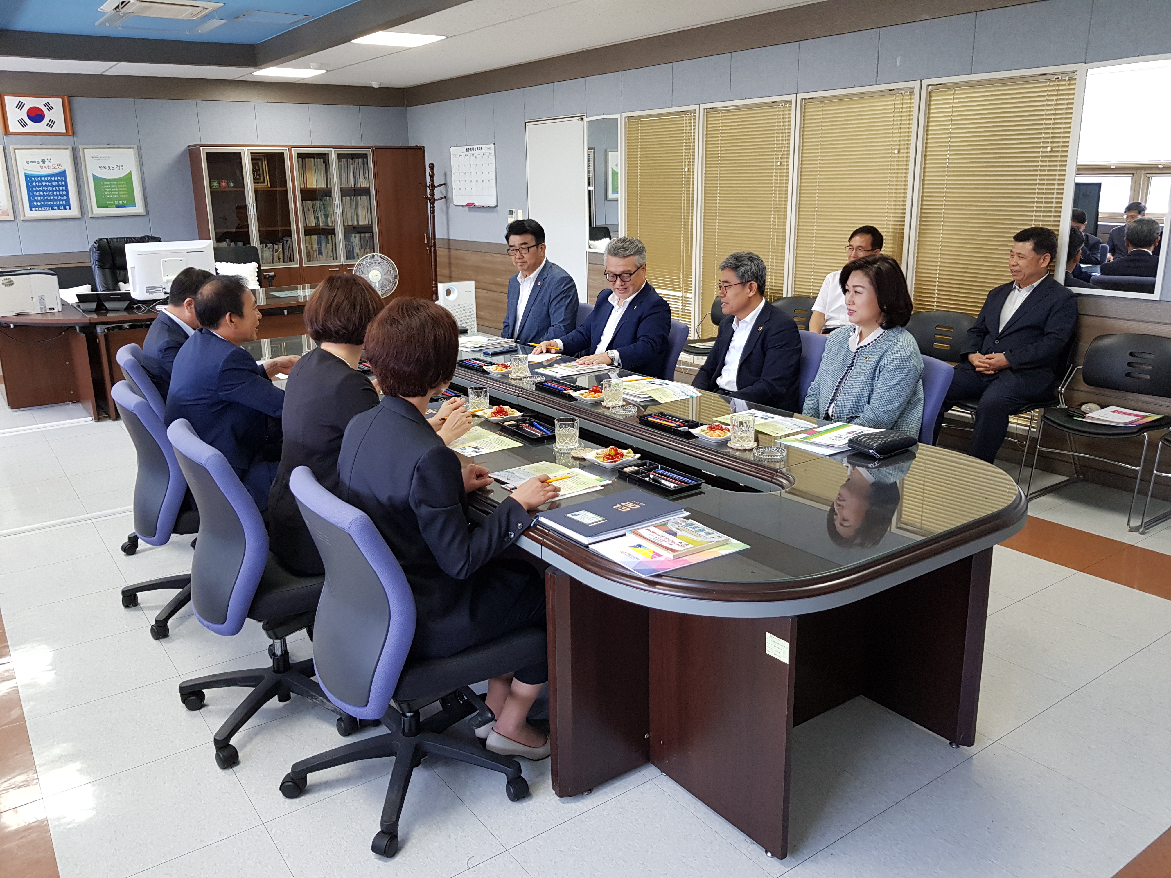 청주시 상당보건소 및 치매안심센터 현장방문 활동사진 - 1