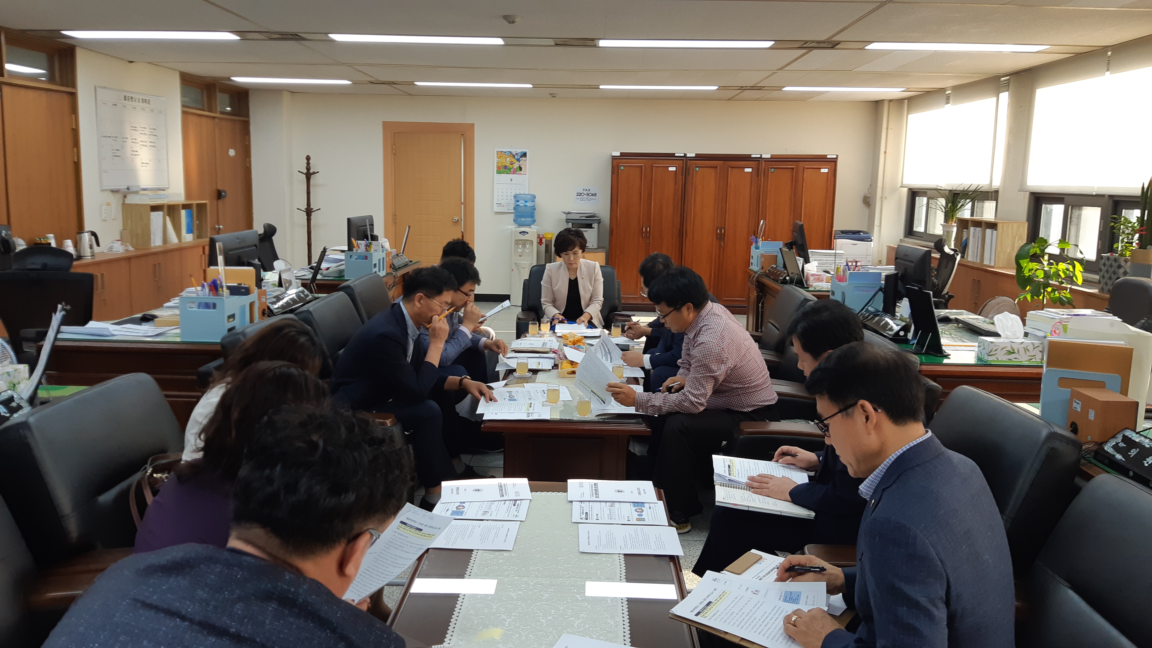 교육위원회 국외연수 관련 도교육청과의 간담회 - 2
