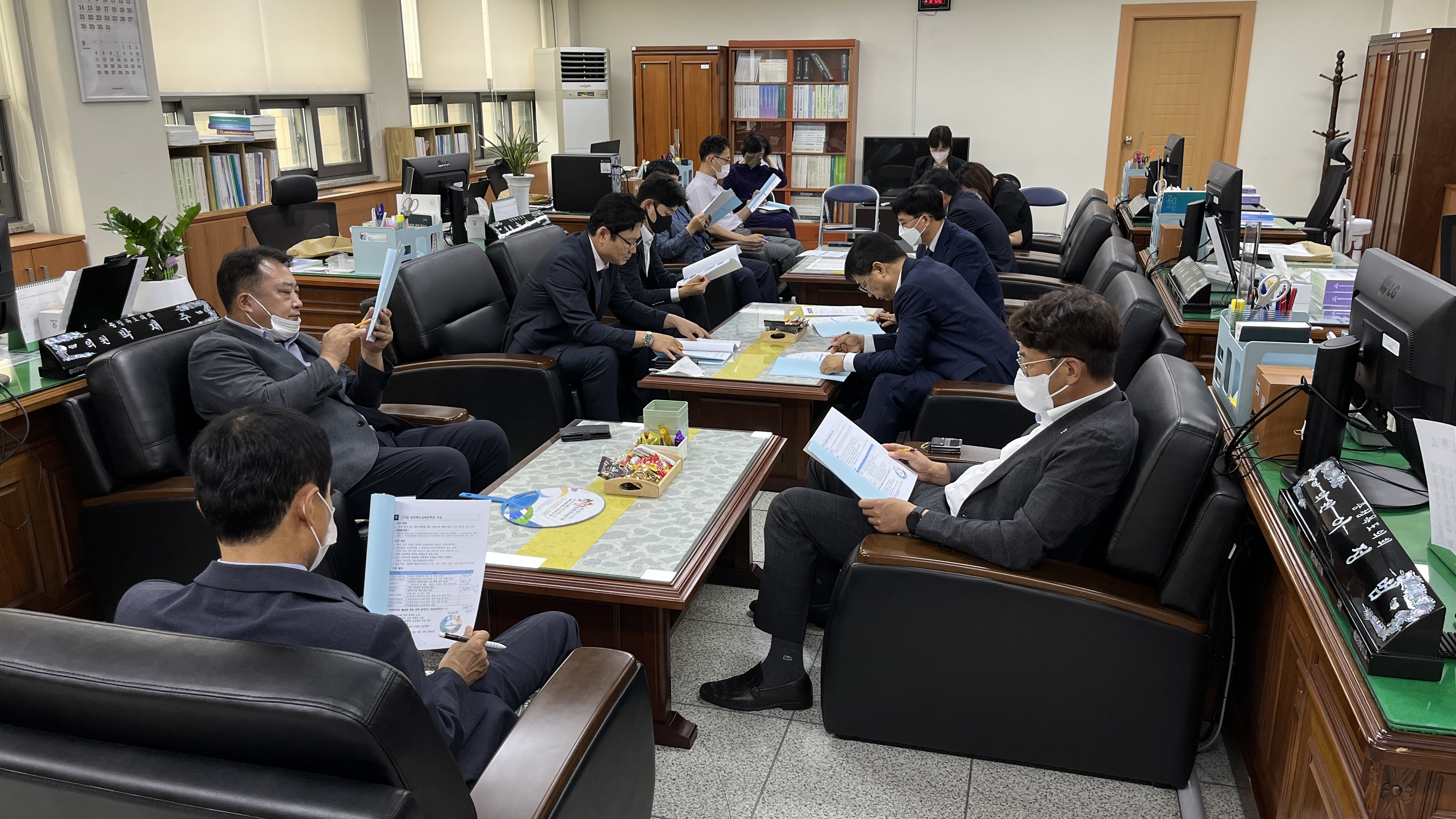 교육위원회, 충청북도교육도서관 예산 보고 간담회 - 1