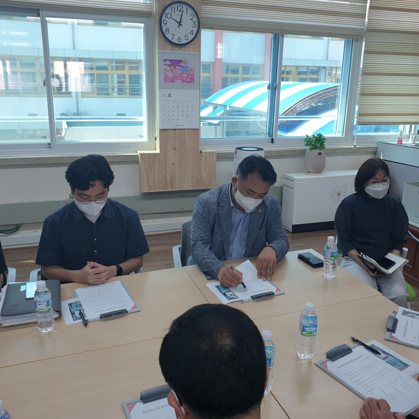 박재주 의원, 창신초 학생 안전 통학로 개선 관련 현지 방문 - 1