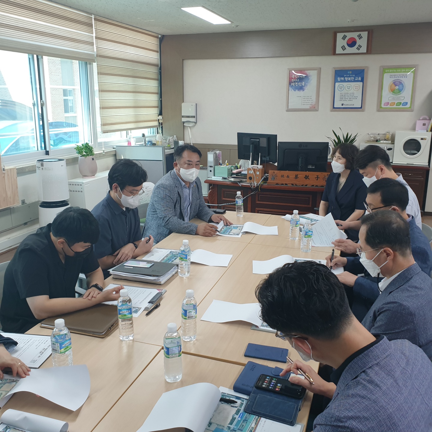 박재주 의원, 창신초 학생 안전 통학로 개선 관련 현지 방문 - 3