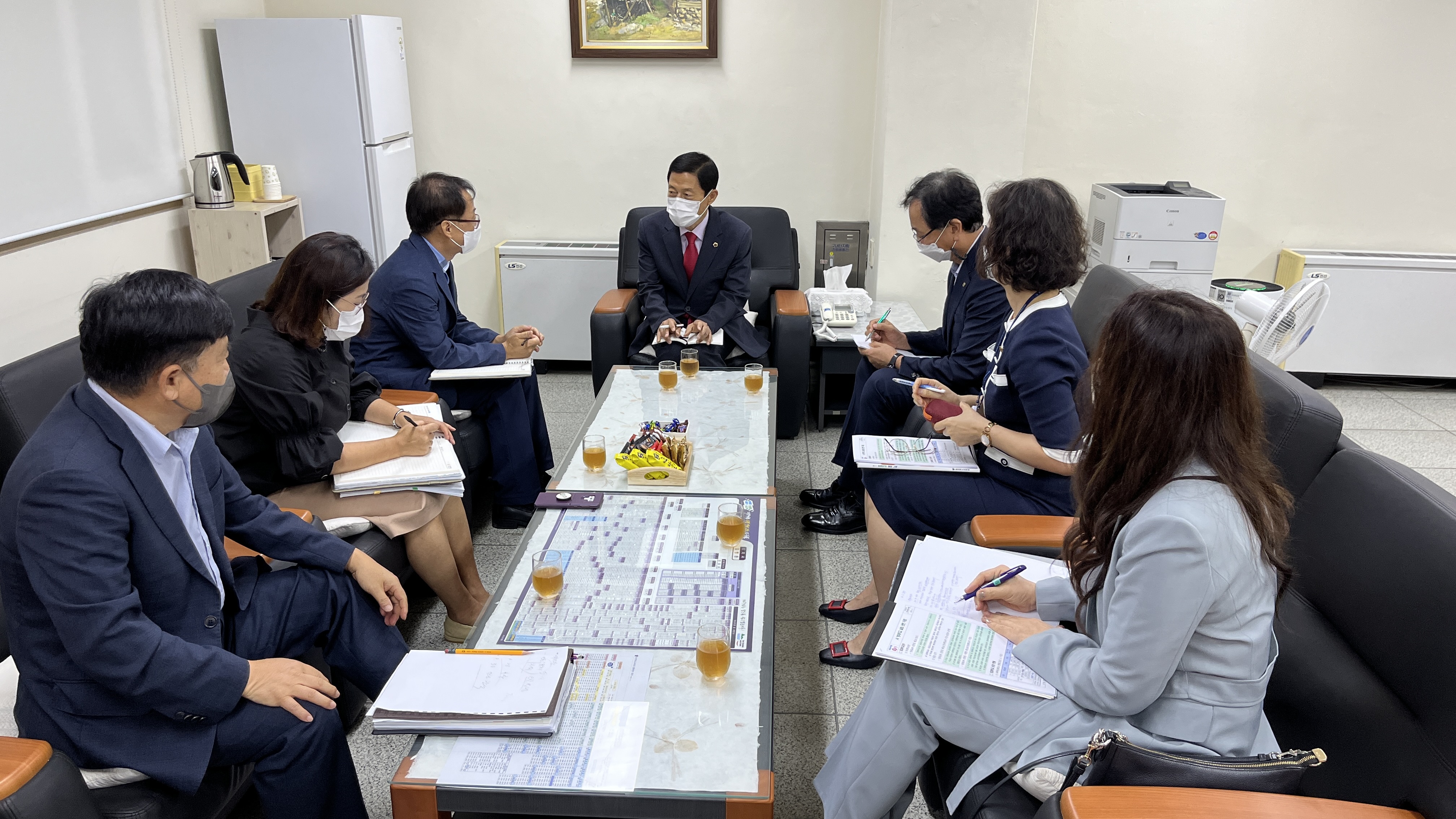 김현문 의원, AI영재학교 관련 집행청(도‧교육청)과의 간담회 실시 - 2