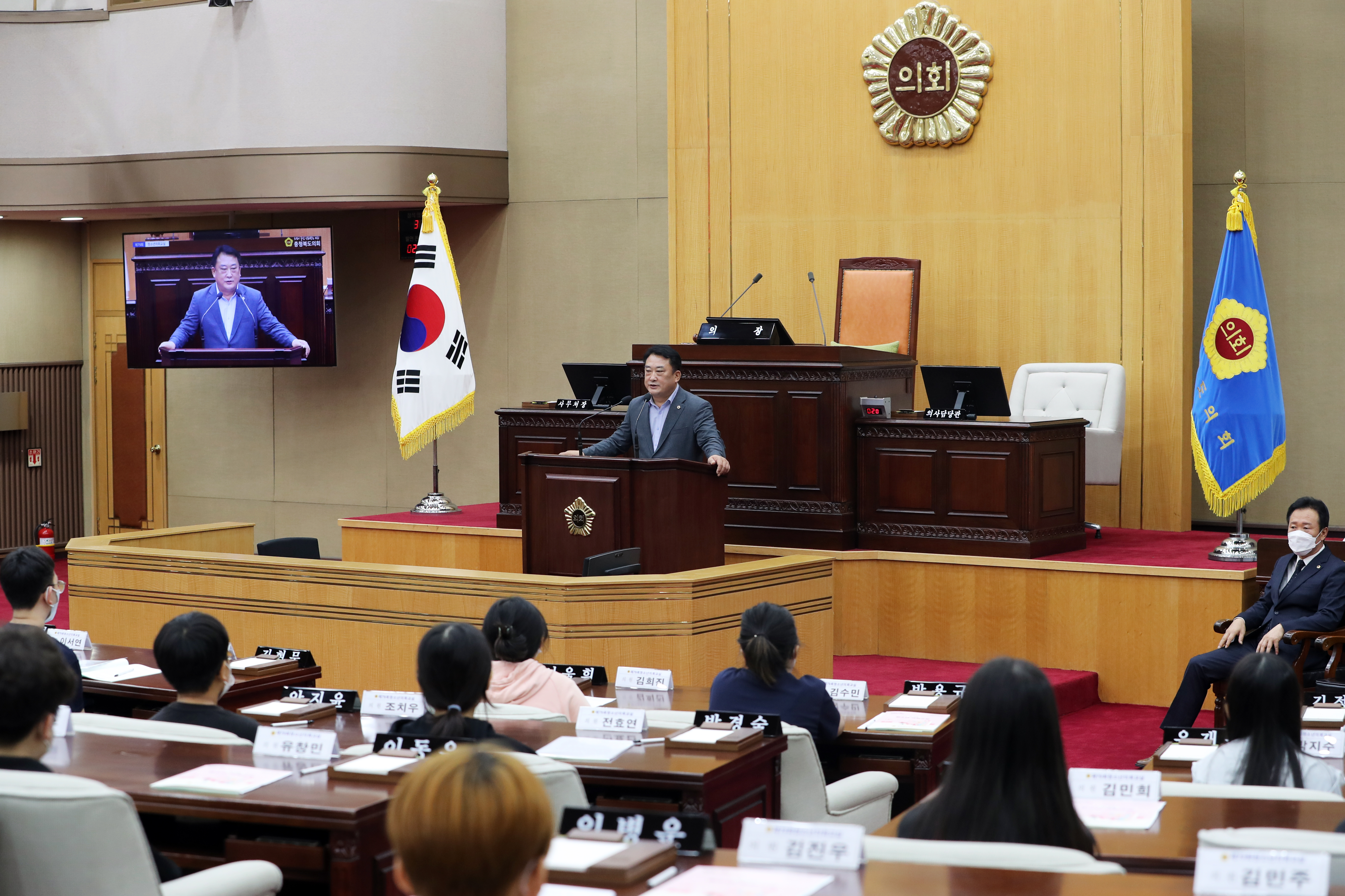박재주 의원, 2022년 하반기 청소년 의회교실 행사(사직초등학교) - 1