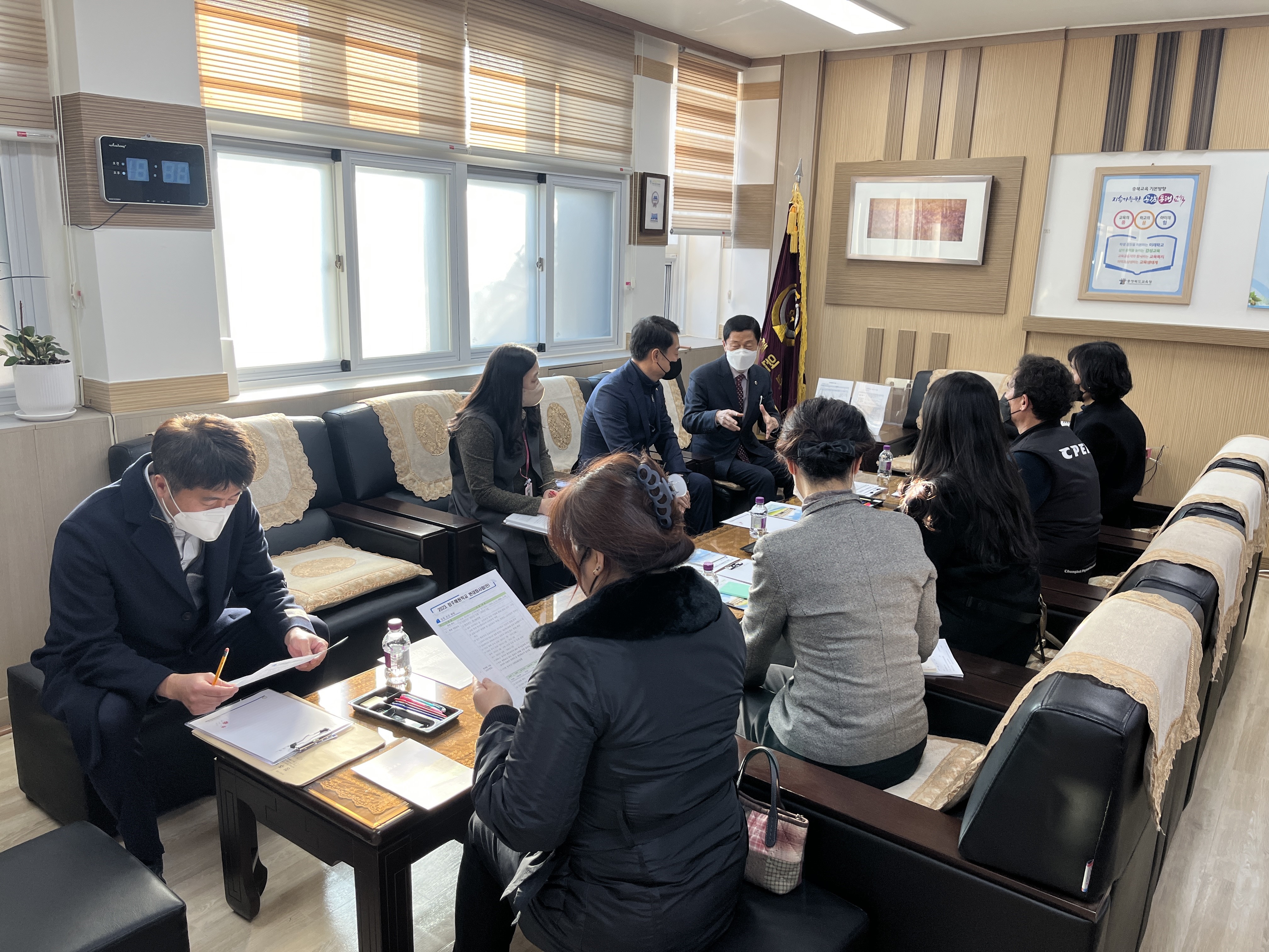 김현문 위원장, 청주혜원학교 현지 확인 - 1