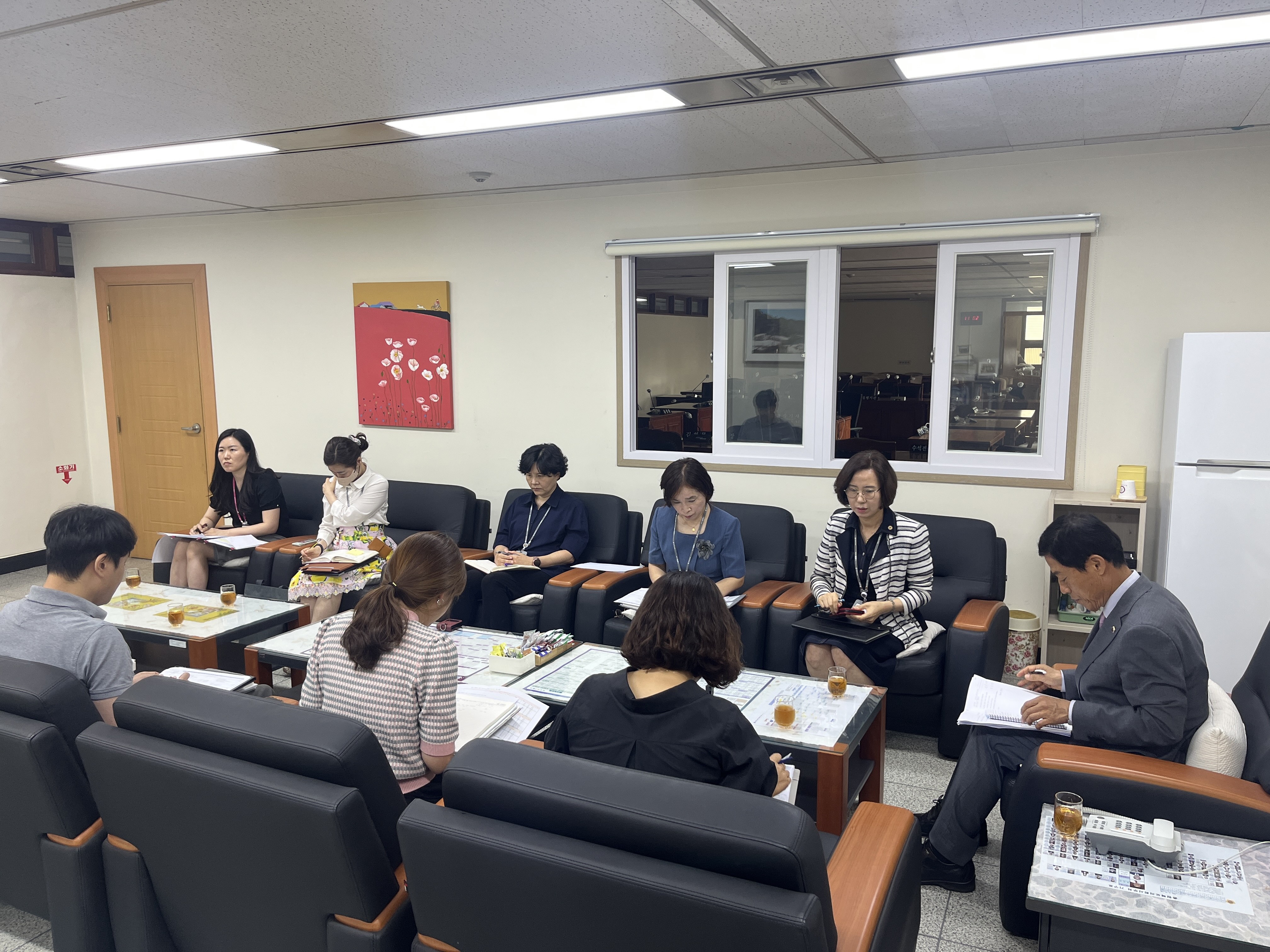김현문 위원장, 유보통합 관련 집행청(도·교육청) 간담회 - 2