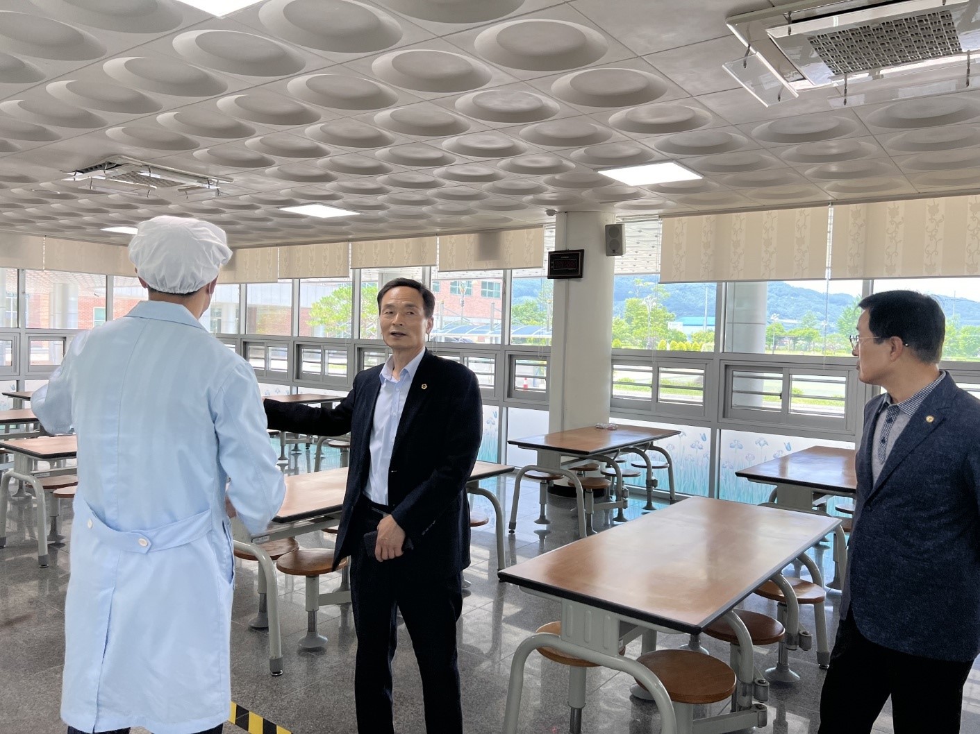 박용규 의원, 속리산중·보은여고 방문 - 2