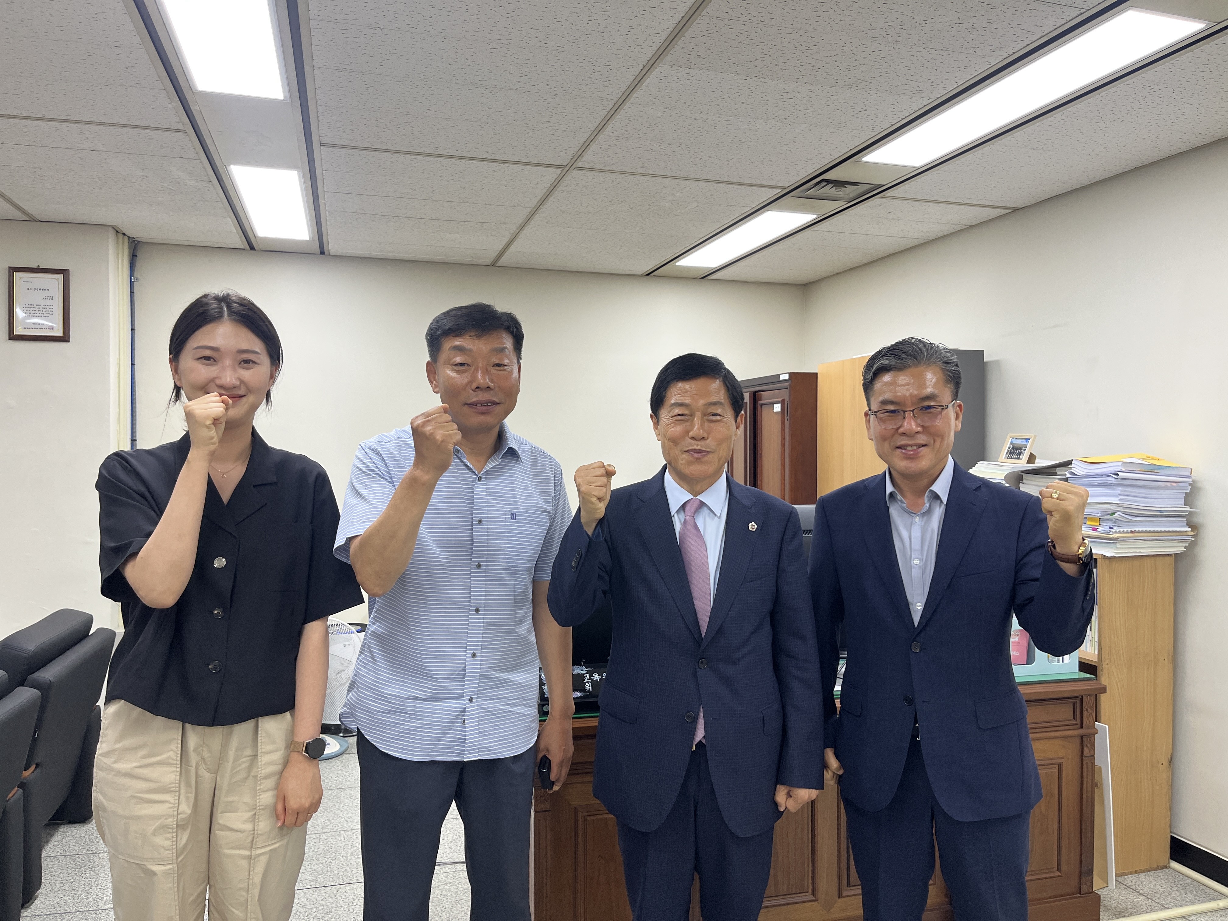 김현문 위원장, 청주고인쇄박물관 관계자와의 간담회 - 1