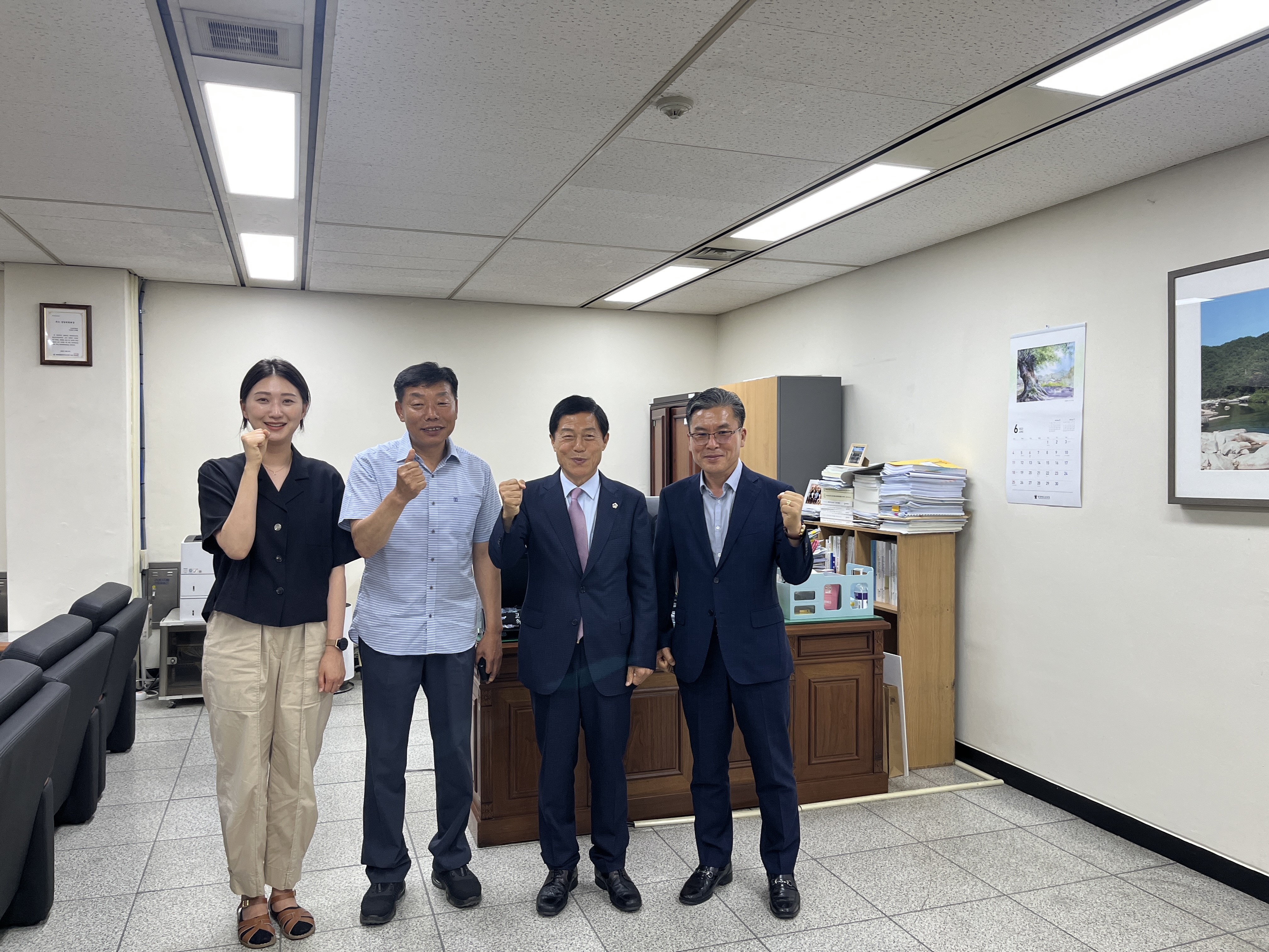 김현문 위원장, 청주고인쇄박물관 관계자와의 간담회 - 2