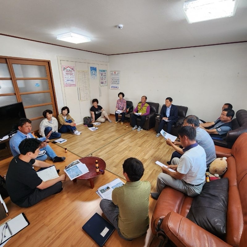 김현문 위원장, 사천동 질구지 장마대비 시와 주민과의 대화 - 1