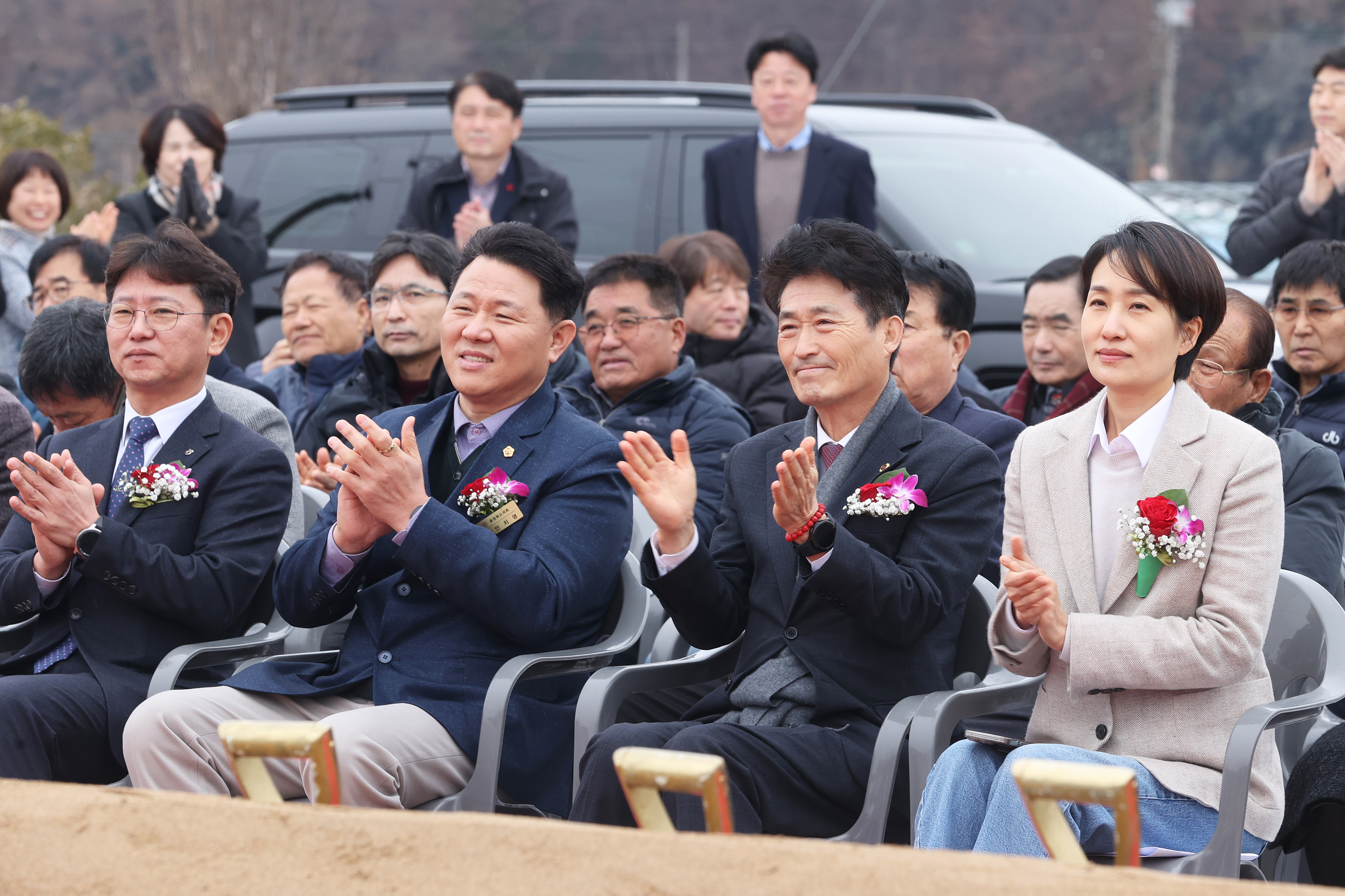 안치영 의원, 진천 초평 책마을 조성사업 기공식 참석  - 1