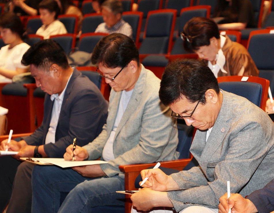 이정범 위원장, 유상용 부위원장, 박봉순 의원, 충북형 마음 건강 프로젝트 비전 공유 한마당 참석 - 2
