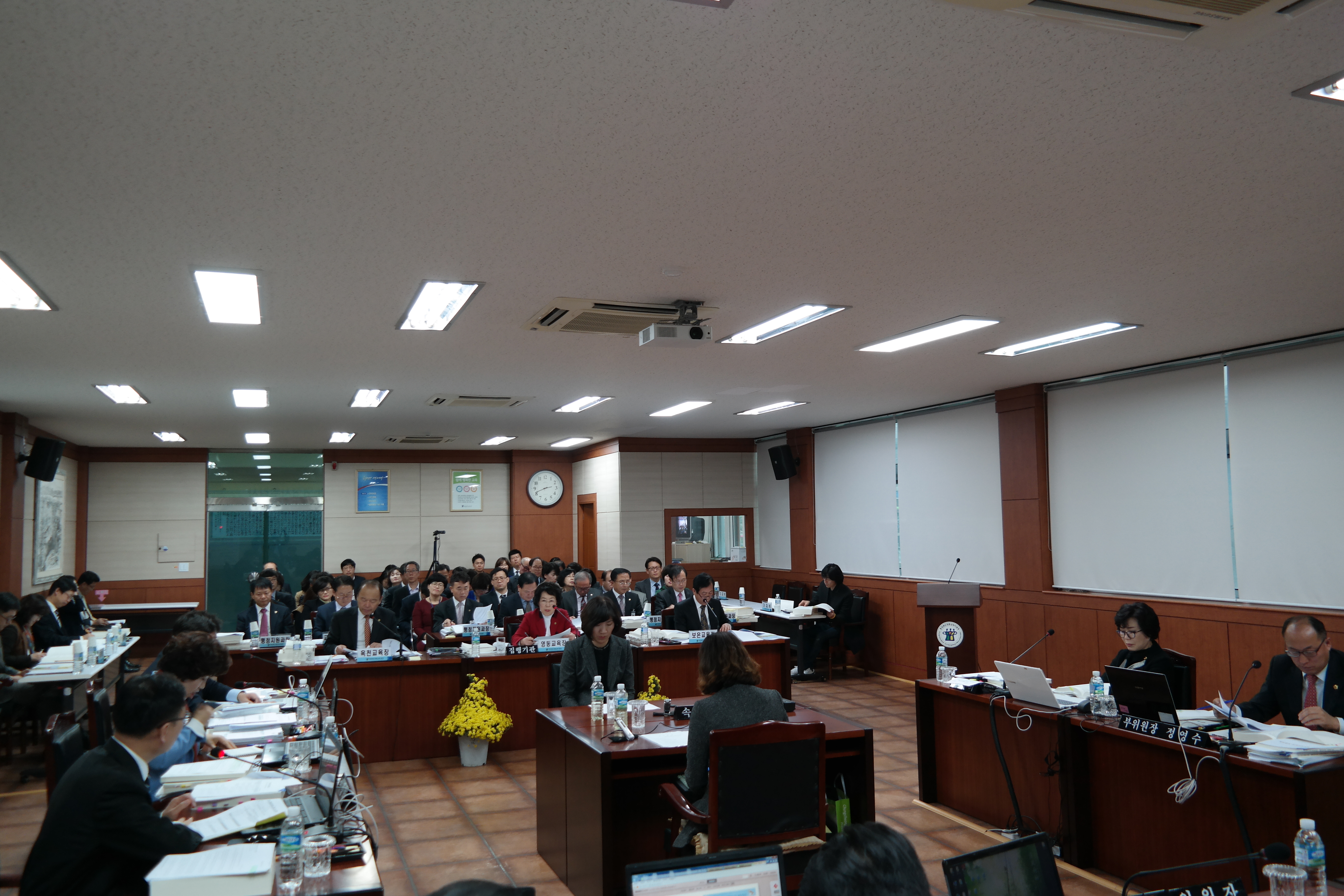 교육위원회 2015년 보은, 옥천,영동교육지원청 행정사무감사 실시 - 3