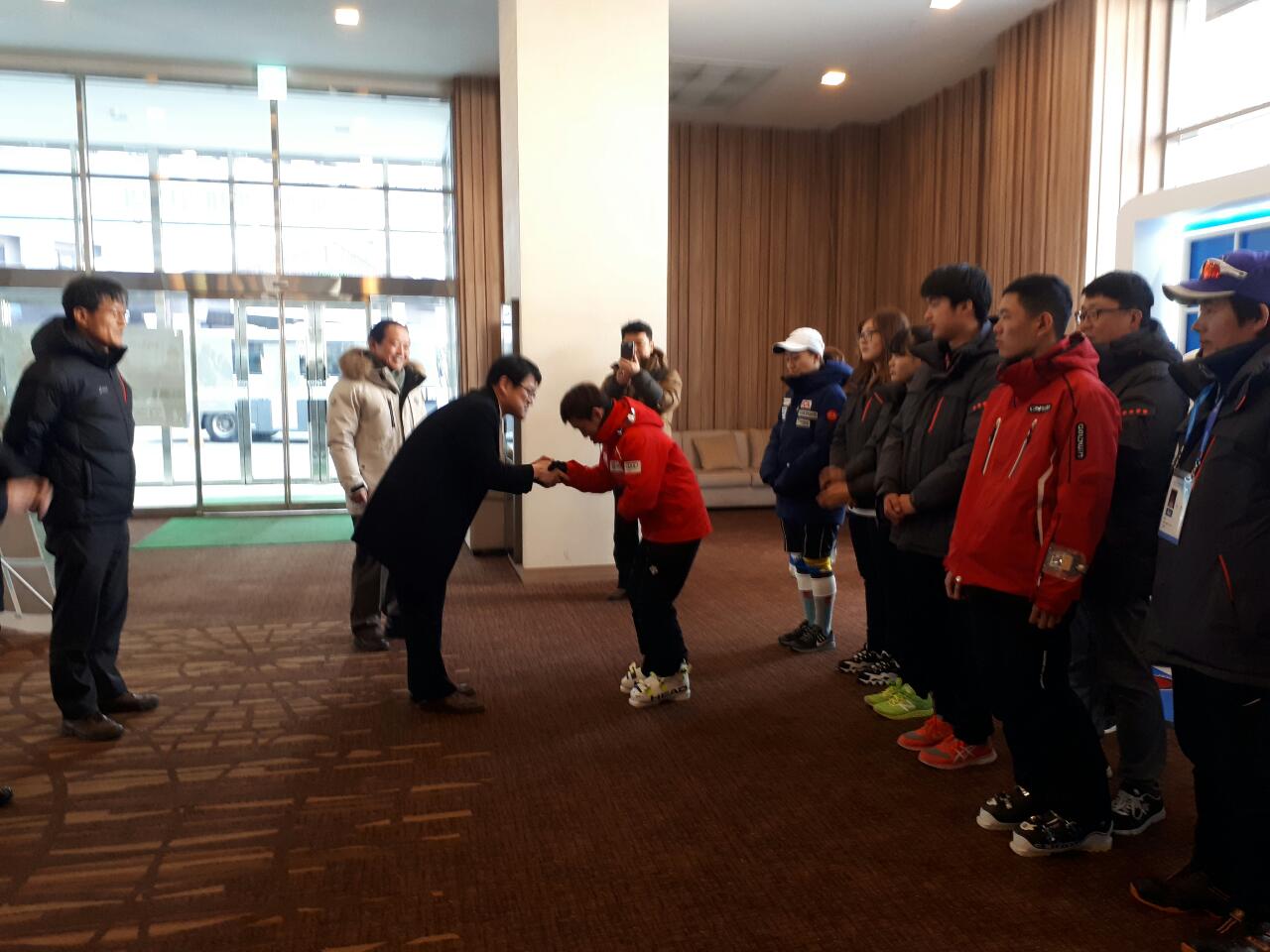 제14회 전국 장애인동계체육대회 격려 - 2
