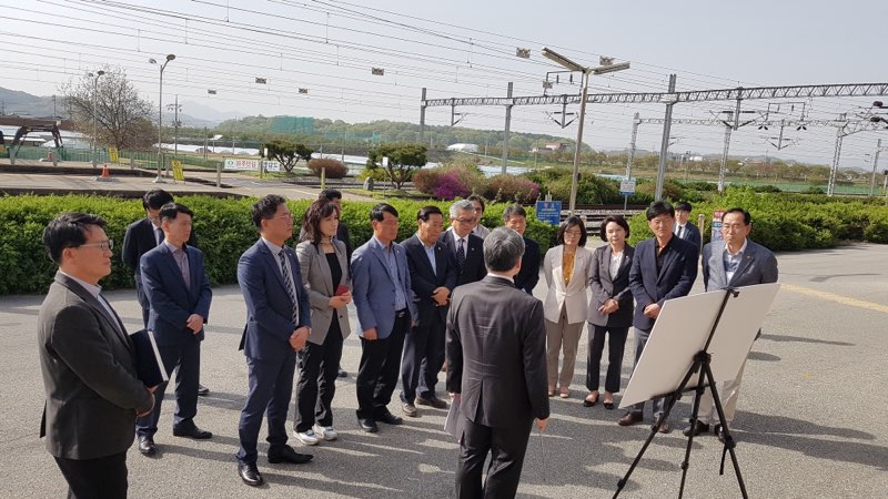 충북도의회 충북선 철도 고속화 사업 지원 특위, 제천 봉양역 등 현지확인 - 2