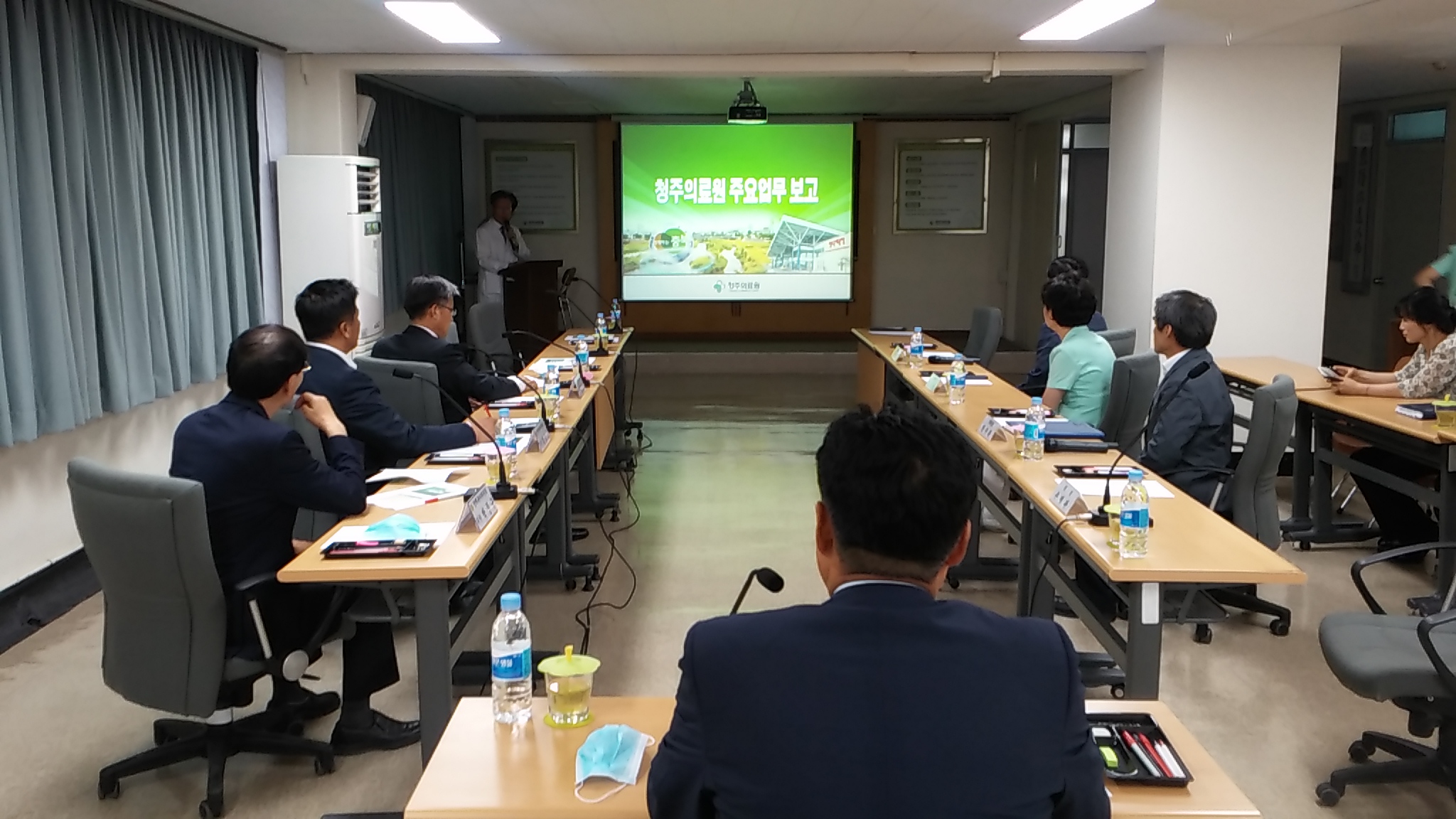도 메르스 대책본부 상황실 및 청주의료원 방문, 직원 노고 격려(정책복지위원회)  - 3