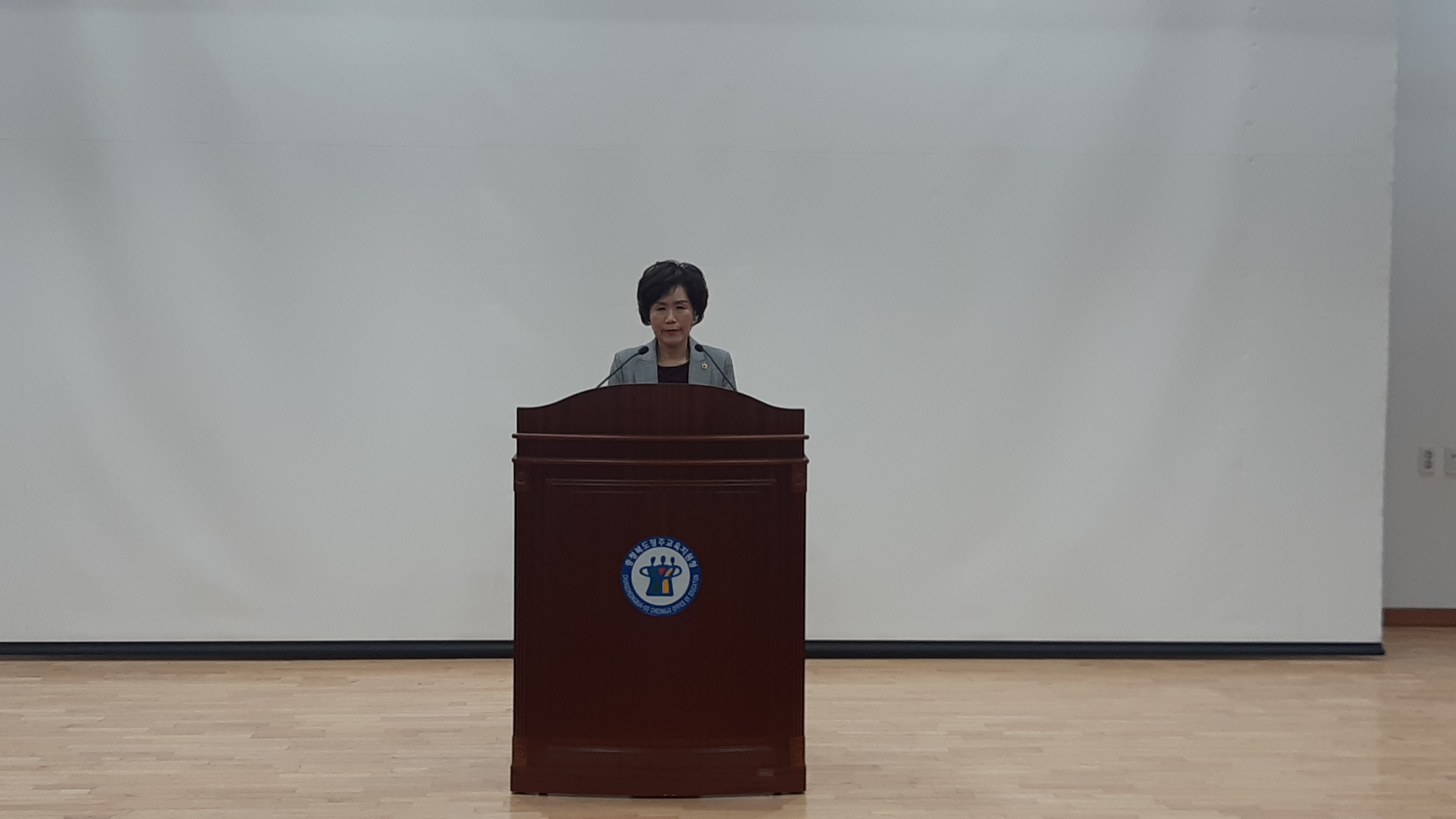 이숙애 교육위원장, 충북도내 초록학교 성과보고회 참석 - 2