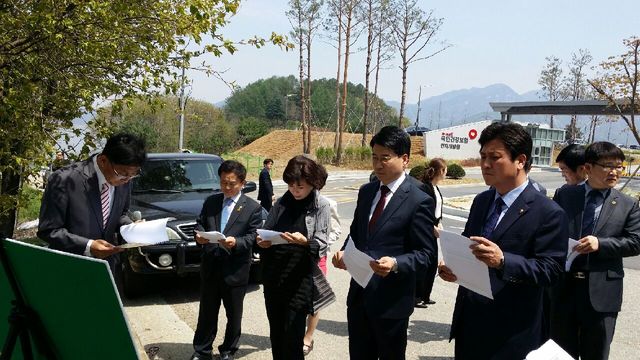 충북도의회 교육위원회, 제천기숙형중학교 설립부지 현장방문 - 2