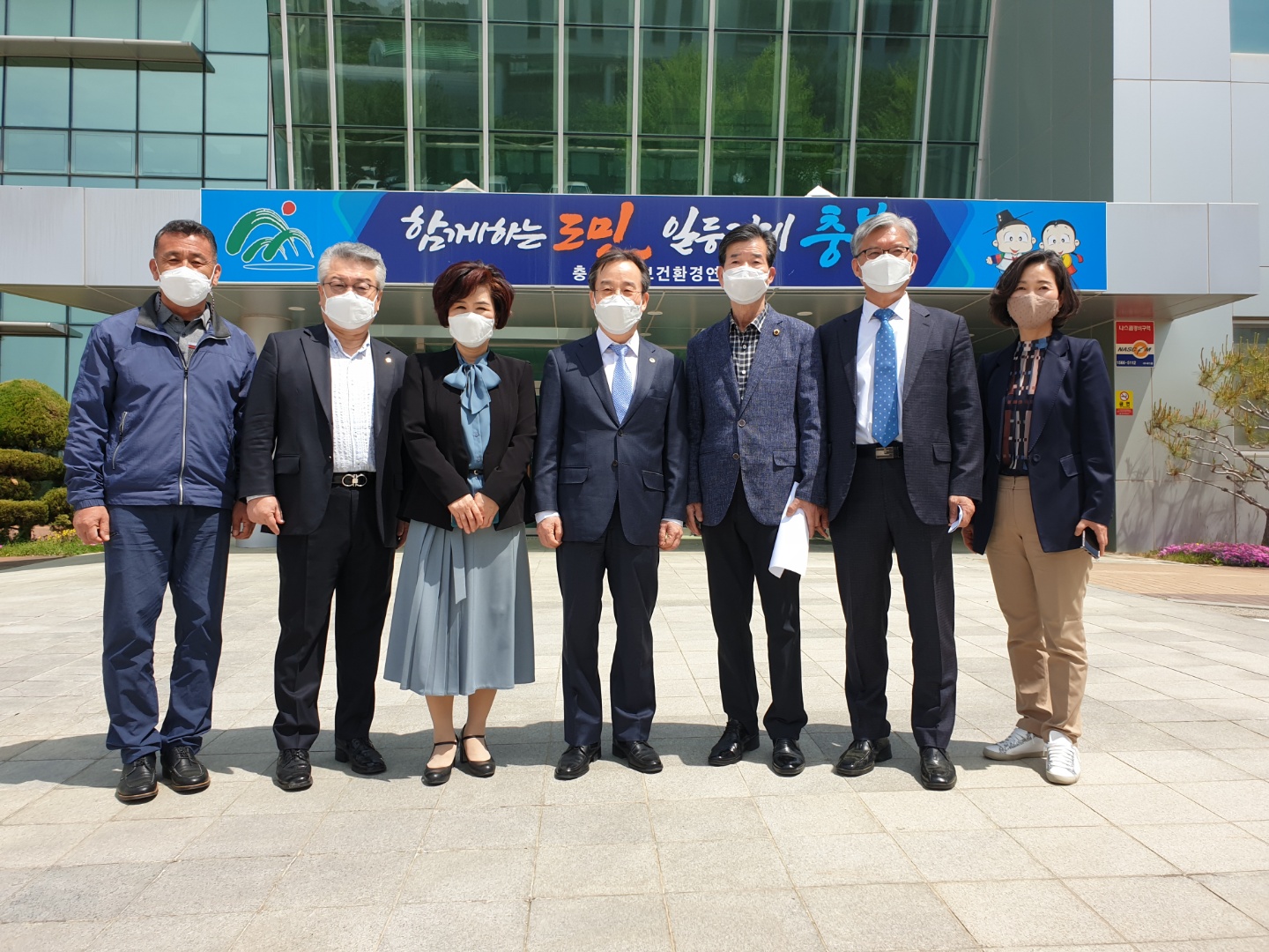 정책복지위원회 코로나19 검사 관련기관 방문 격려 - 1