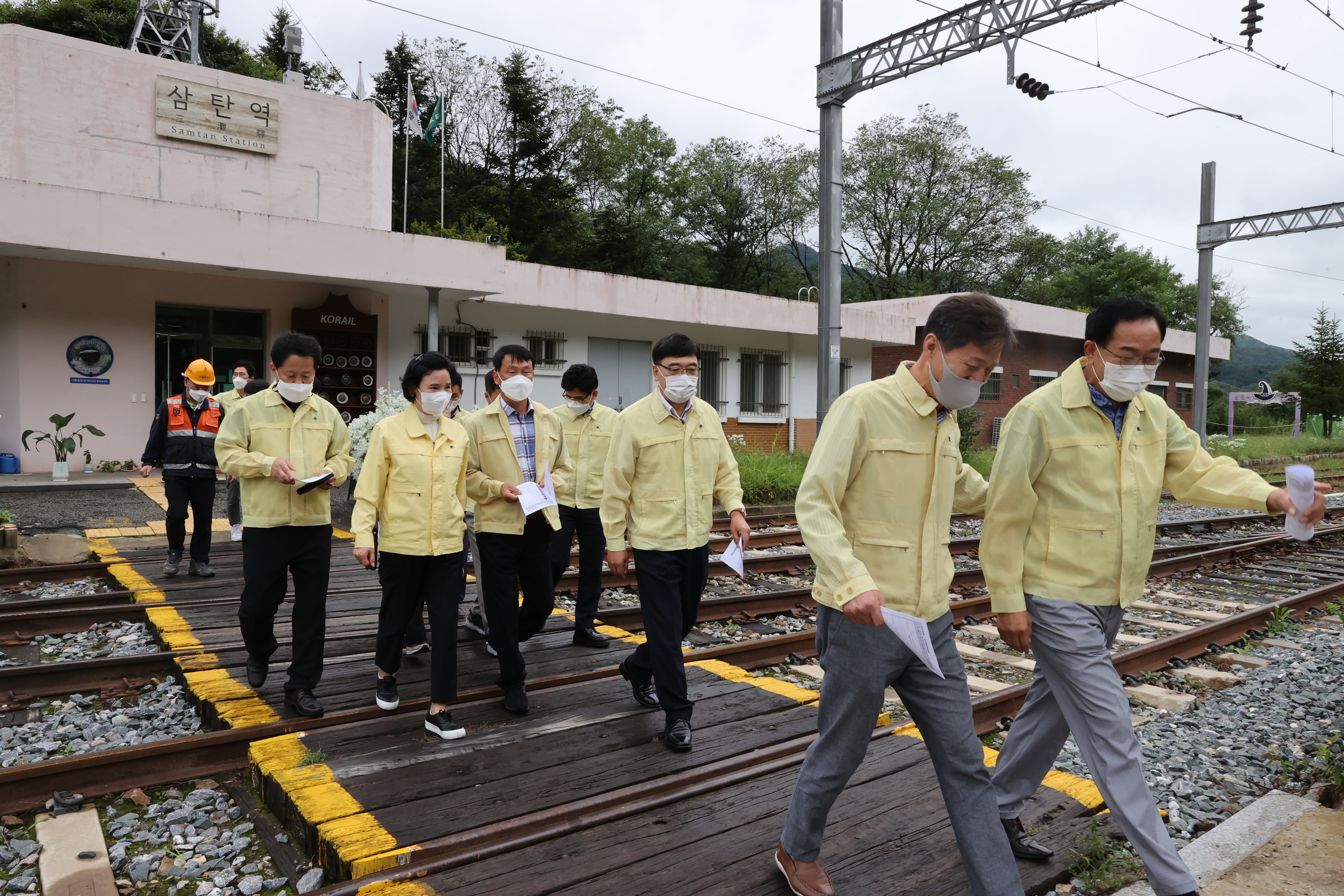 충북선 철도 고속화사업 지원 및 KTX오송역 활성화를 위한 특별위원회 현장방문 - 2