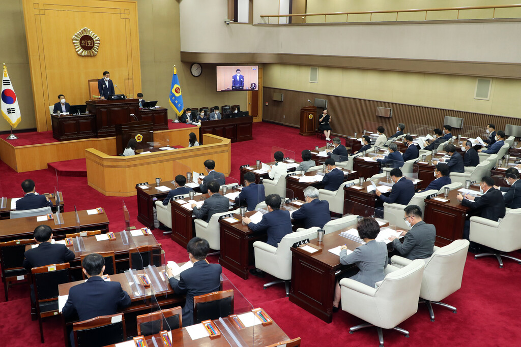 충청북도의회 제393회 임시회 개회    - 1