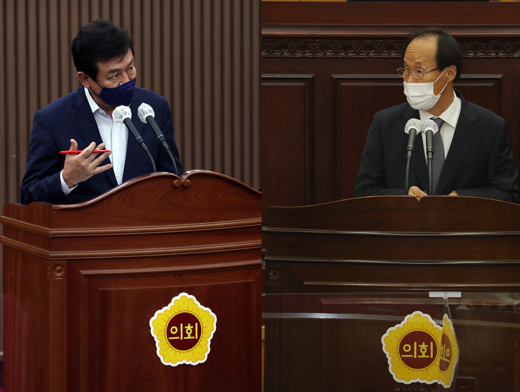 충북도의회 이수완 의원, 대집행기관질문 실시 - 1