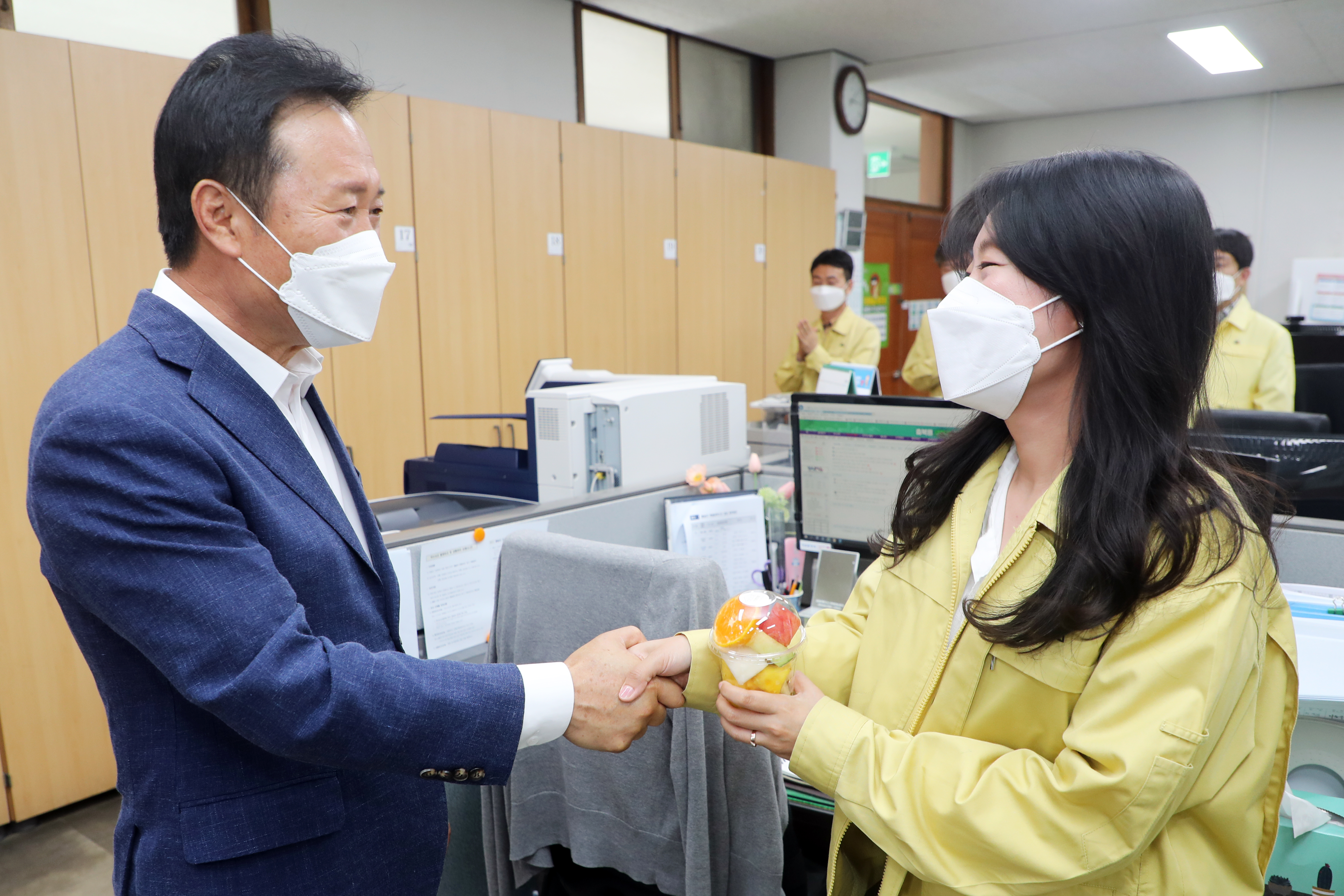  충청북도의회 황영호 의장, 재난 관련 부서 격려 - 2