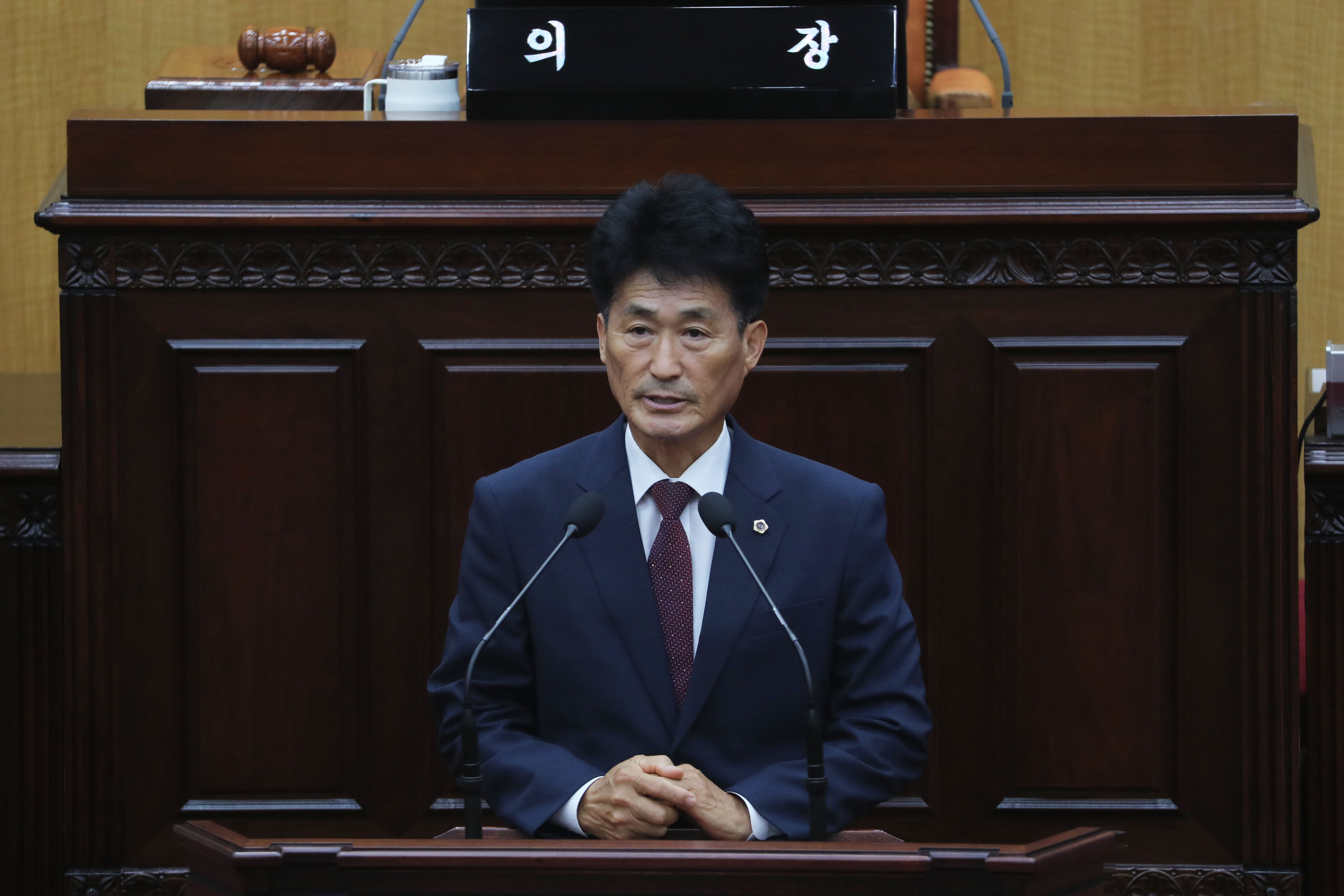 이양섭 12대 충북도의회 후반기 의장 선출 - 1