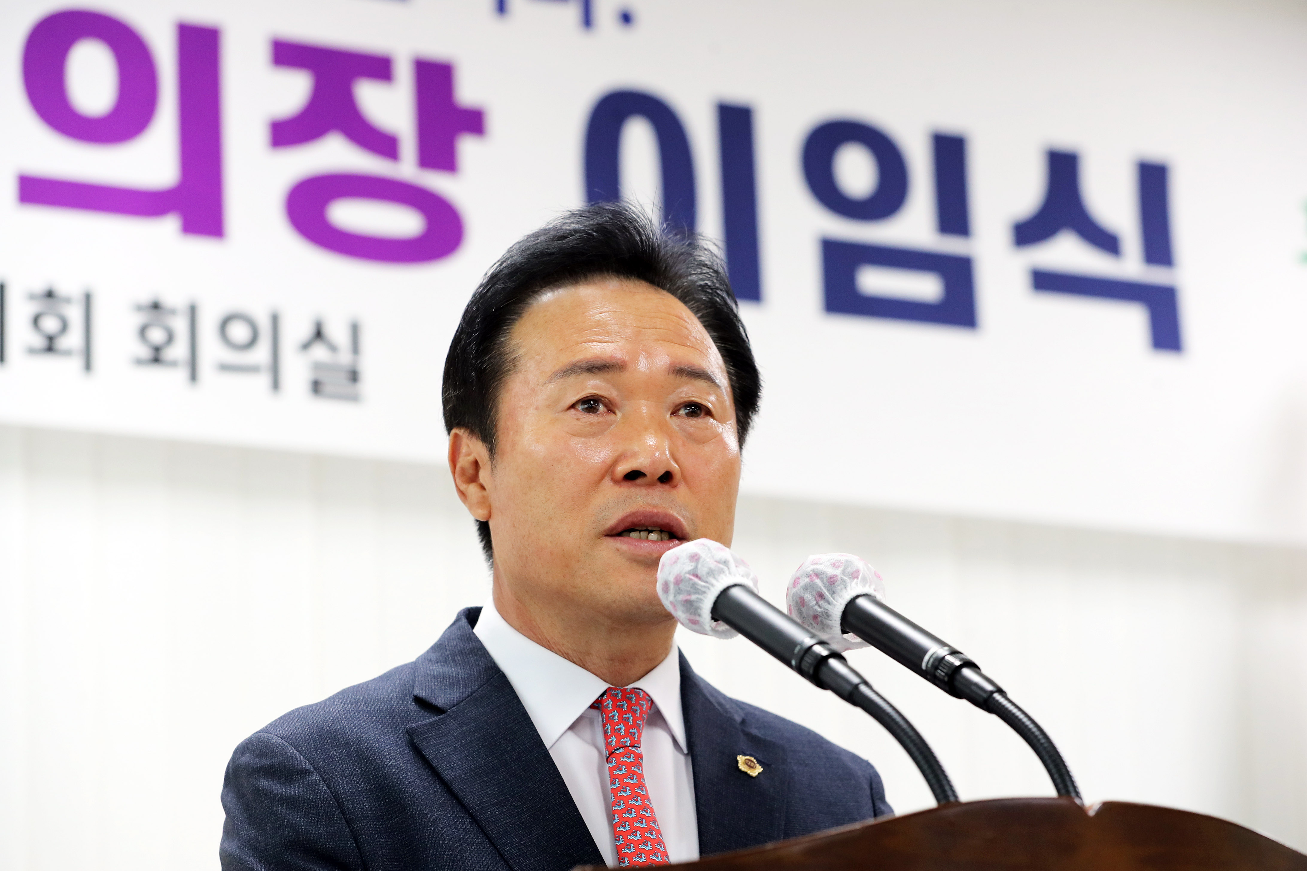 12대 전반기 황영호 의장 이임식…  2년 소회 밝히며 감사 표시 - 1