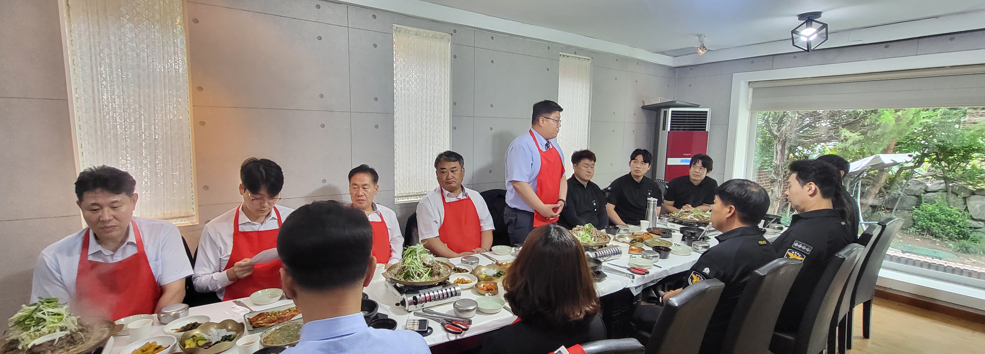 행정문화위 청원경찰과 오찬 간담회 - 1