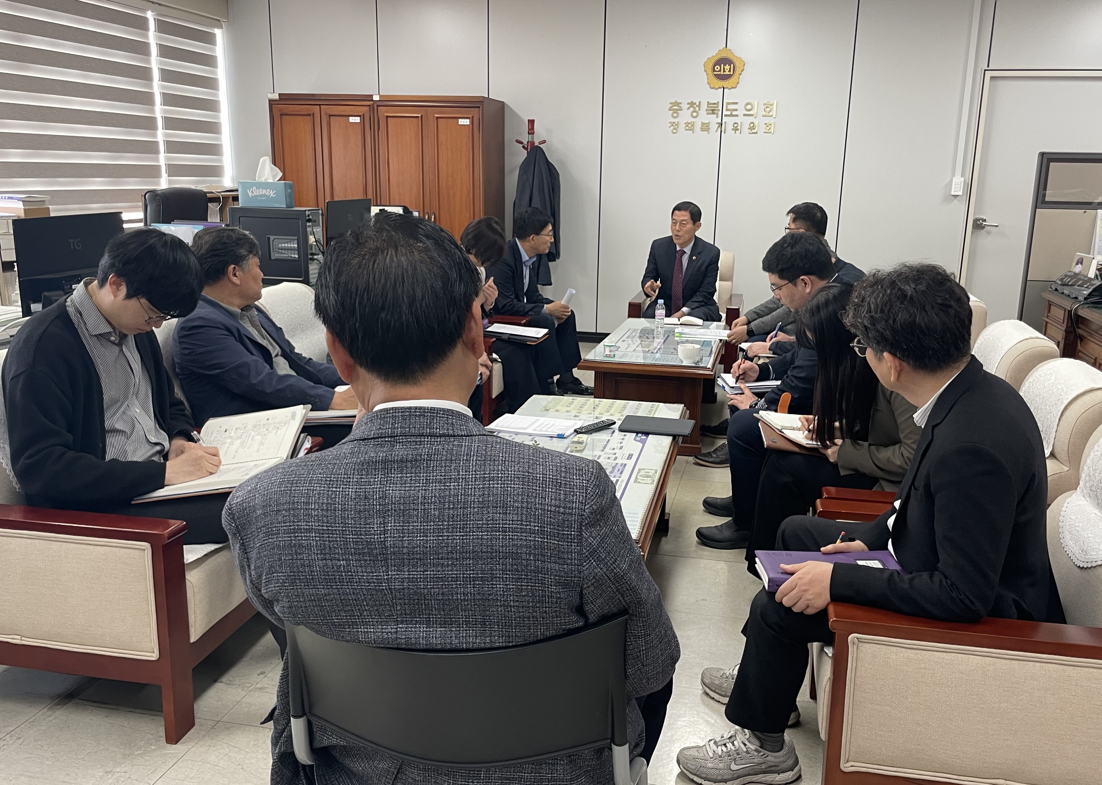 정책복지위,  충북연구원 업무협의 위한 간담회 개최 - 1