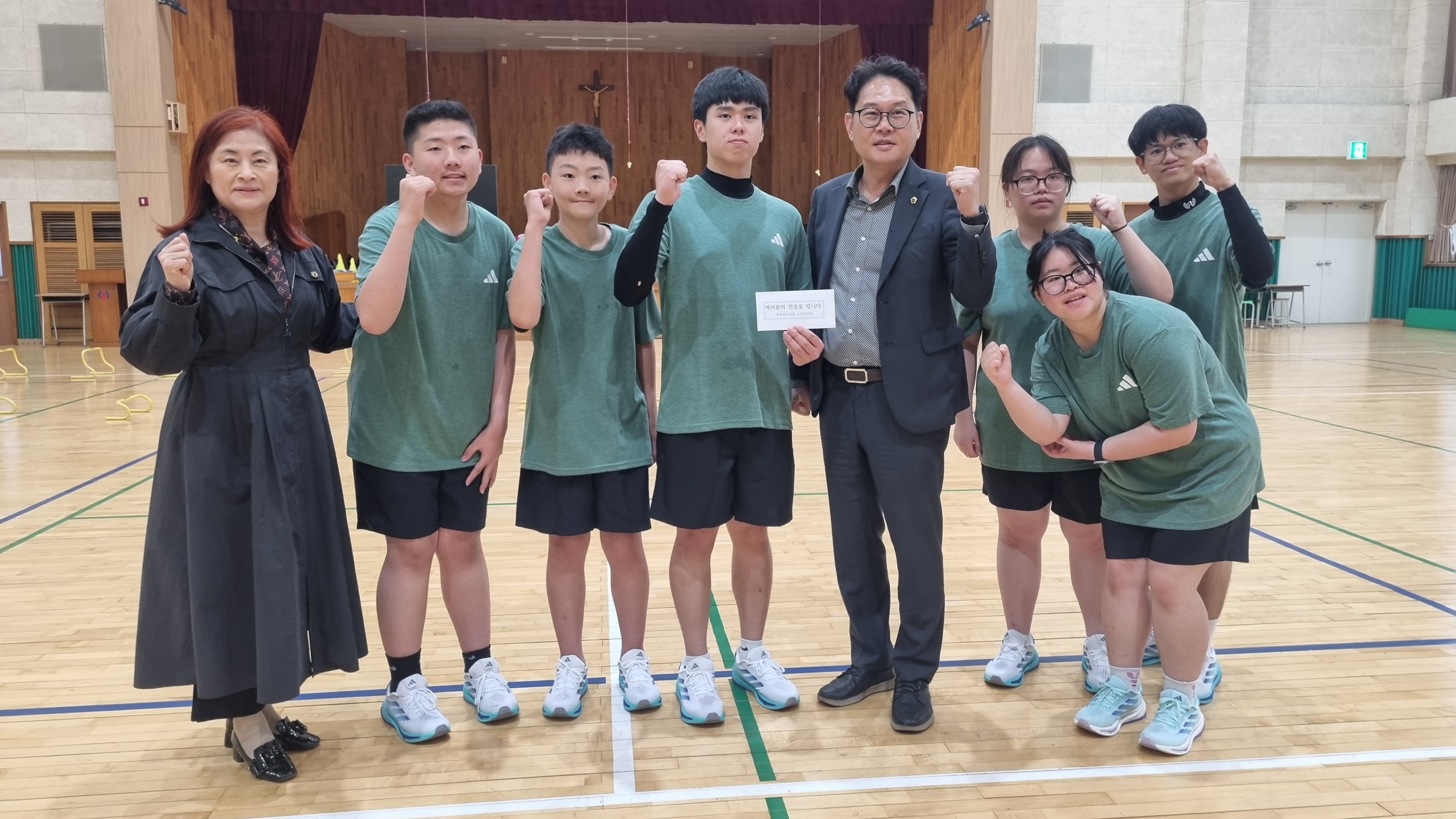 교육위, 전국장애학생체육대회 출전 선수단 격려 - 1