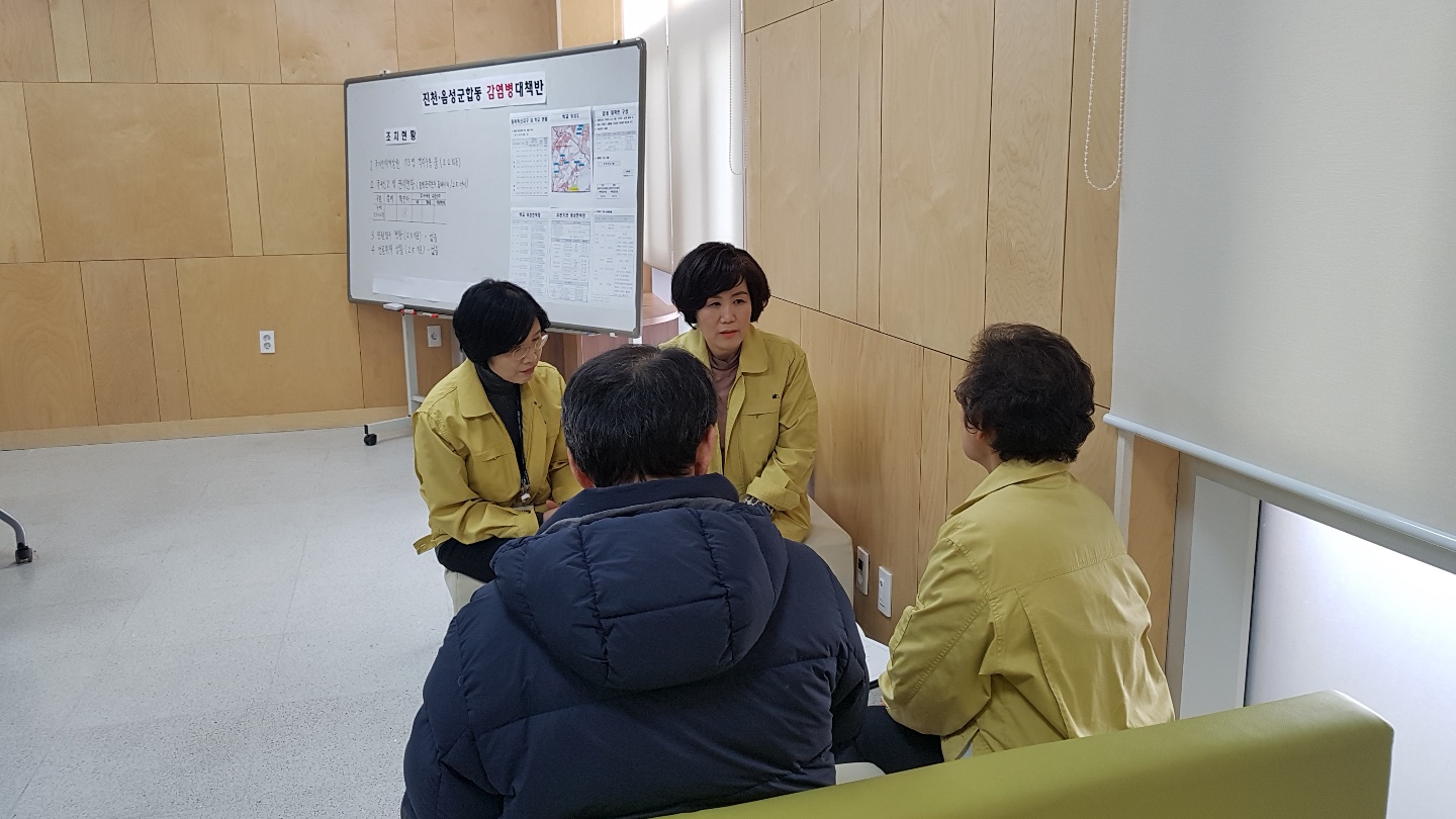 이숙애 교육위원장 신종코로나 관련 위문방문 - 2