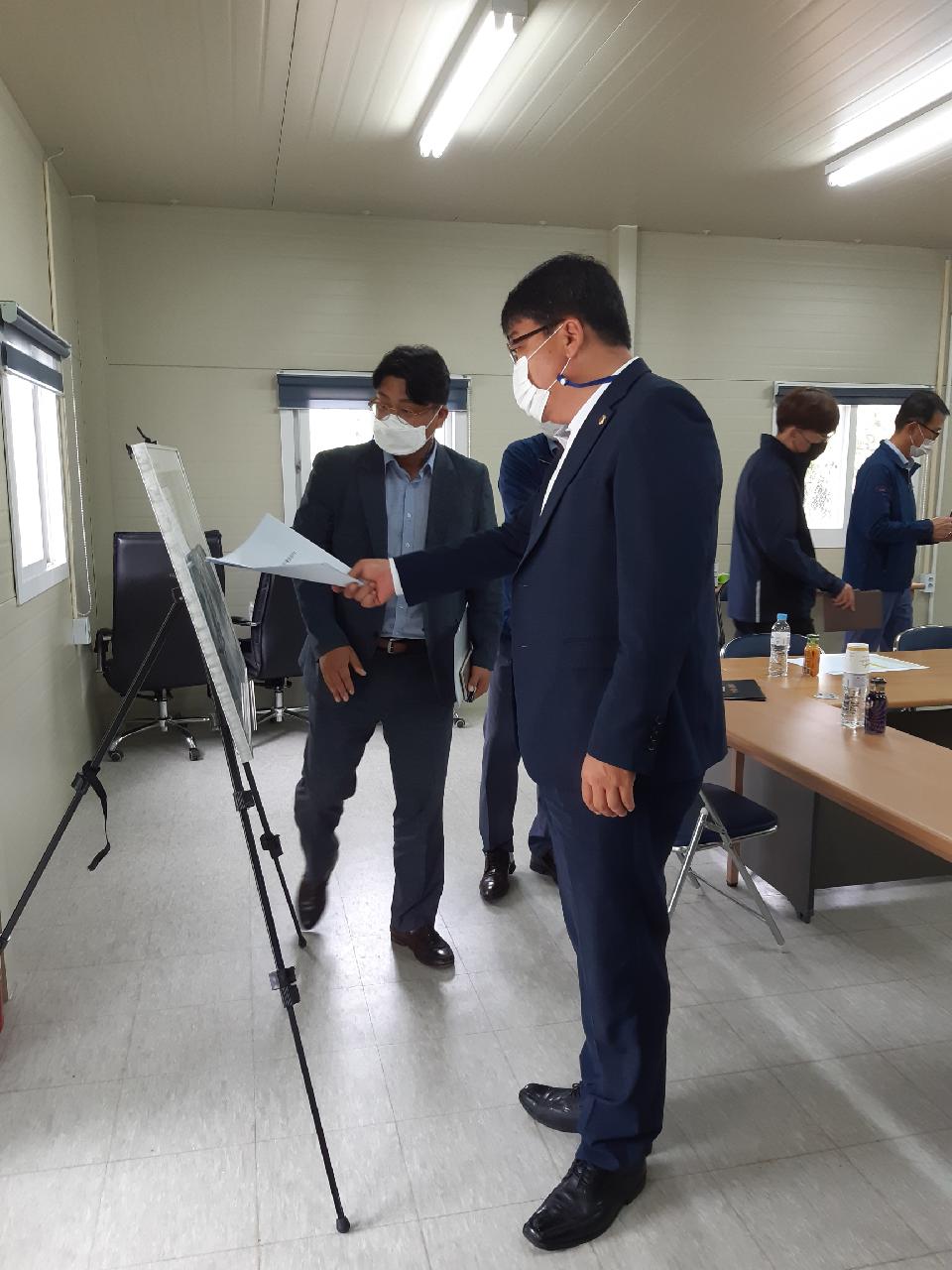 건설환경소방위원회 서동학의원 지역현안해결 현장방문 - 1