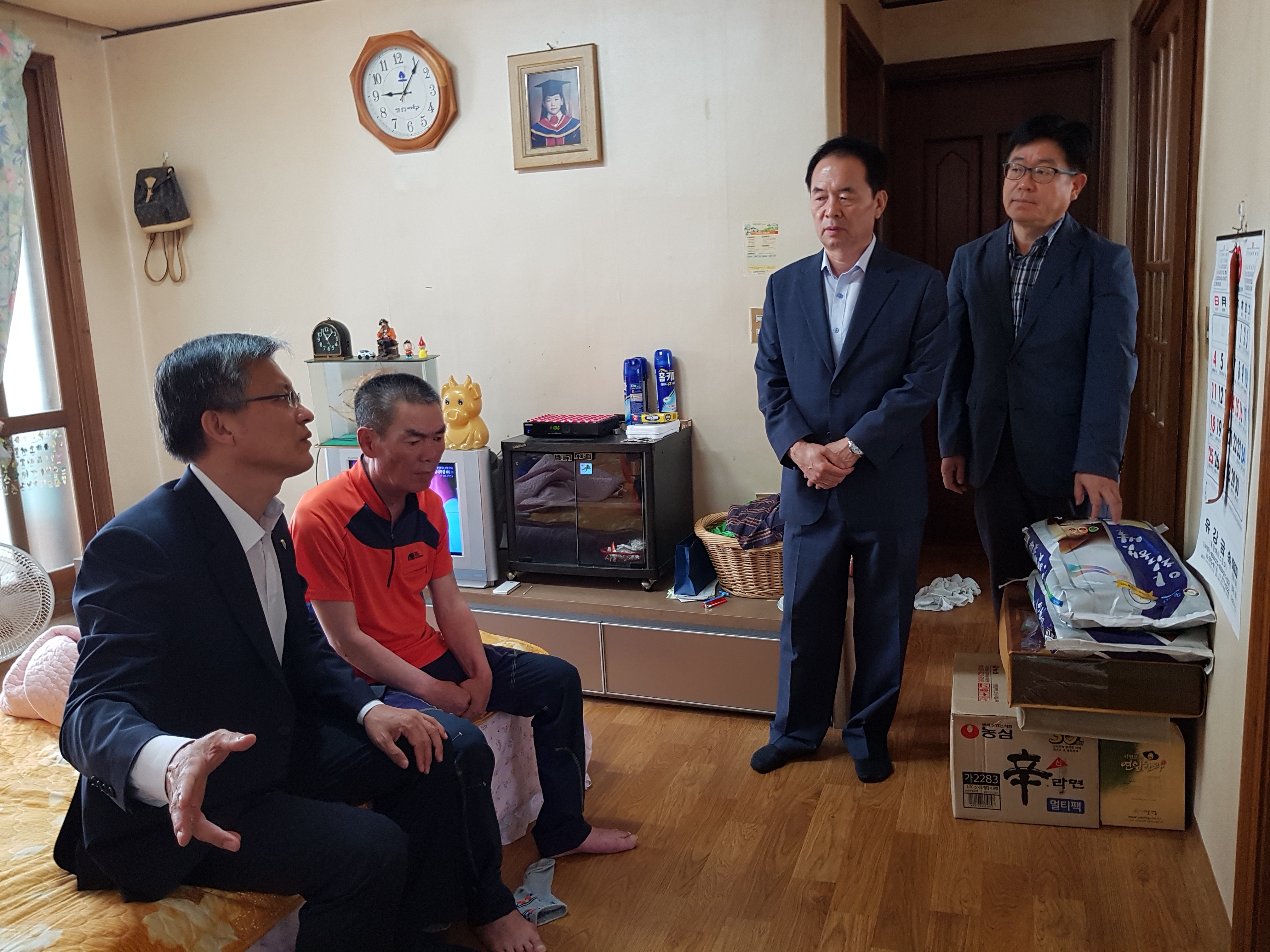 건설소방위원회, 추석맞이 소외계층가구 위문 - 1