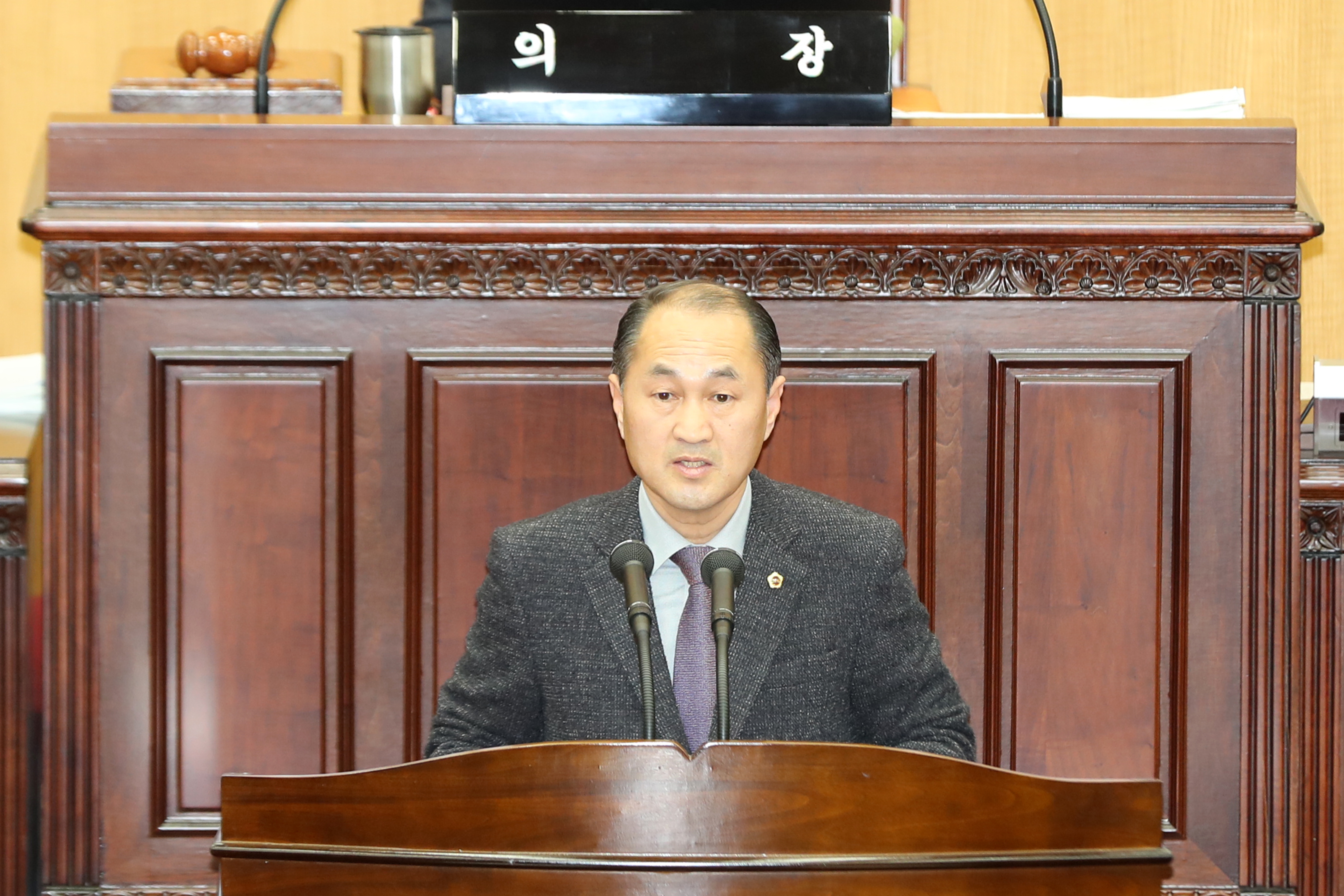 윤남진·오영탁 의원 5분 자유발언, 괴산 축구종합센터 유치 등 촉구 - 3