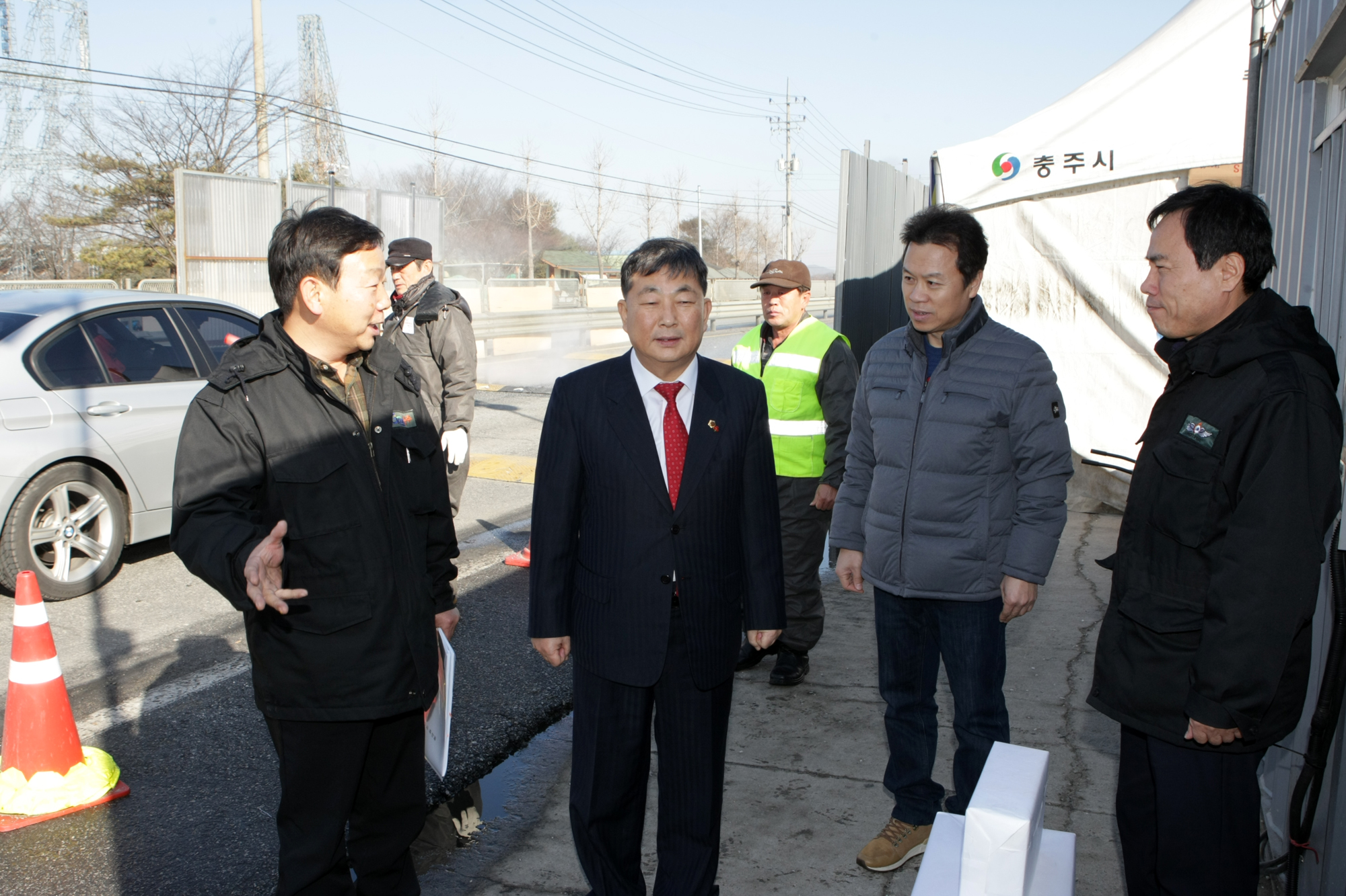 충북도의회 이언구 의장, 구제역 초소 방문ㆍ격려 - 3