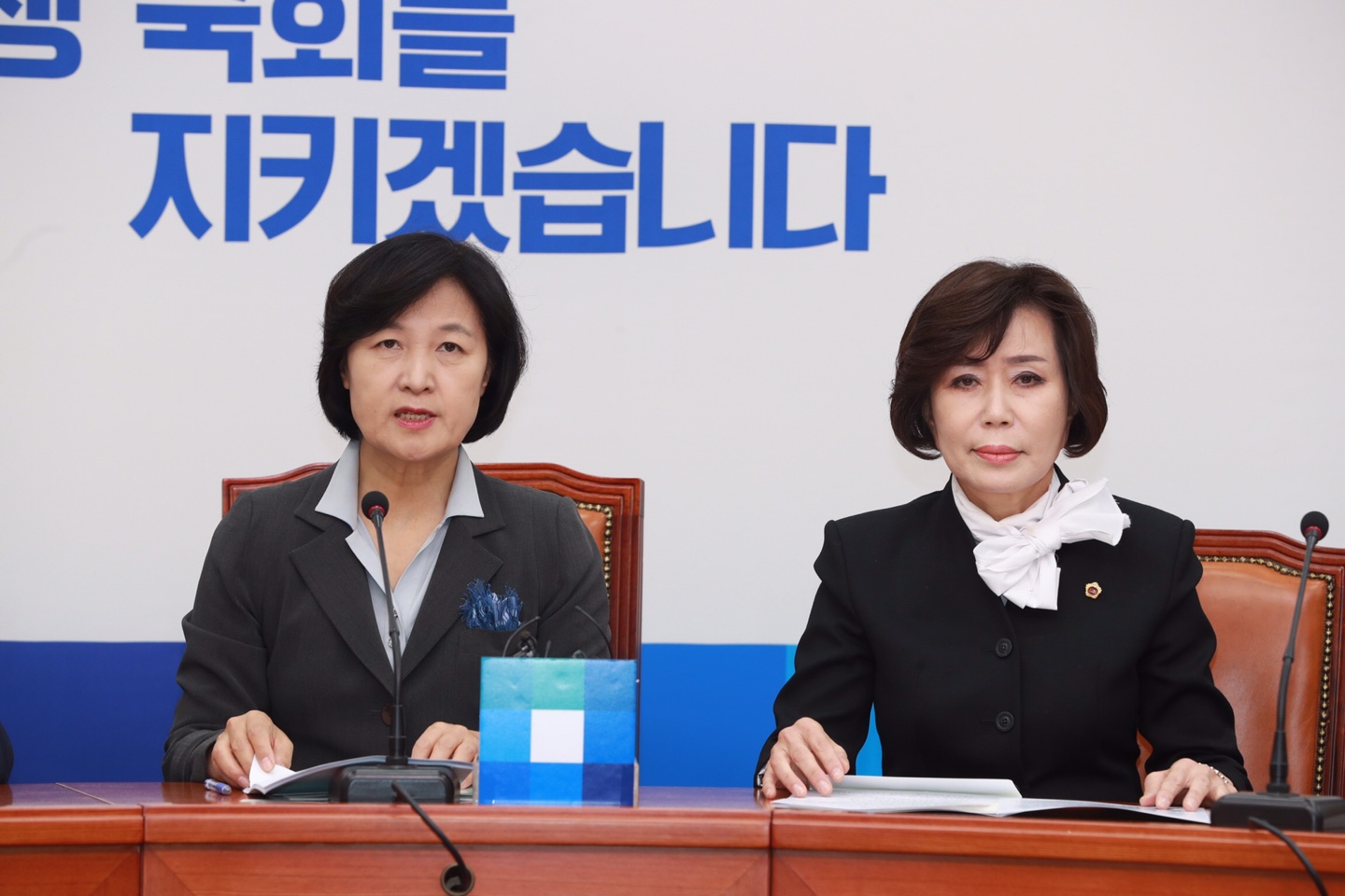 김양희 도의장, 추미애 대표와 간담회 통해 지방분권형 개헌 등 건의 - 2