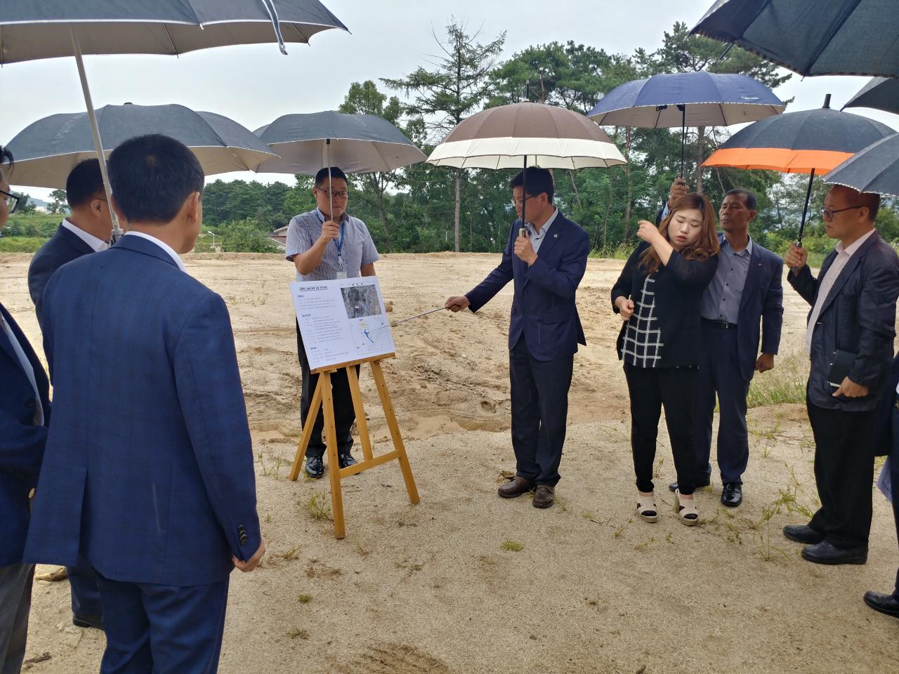 행정문화위원회, 장애인회관 건립 예정지 등 공유재산관리계획안 현지확인 - 2