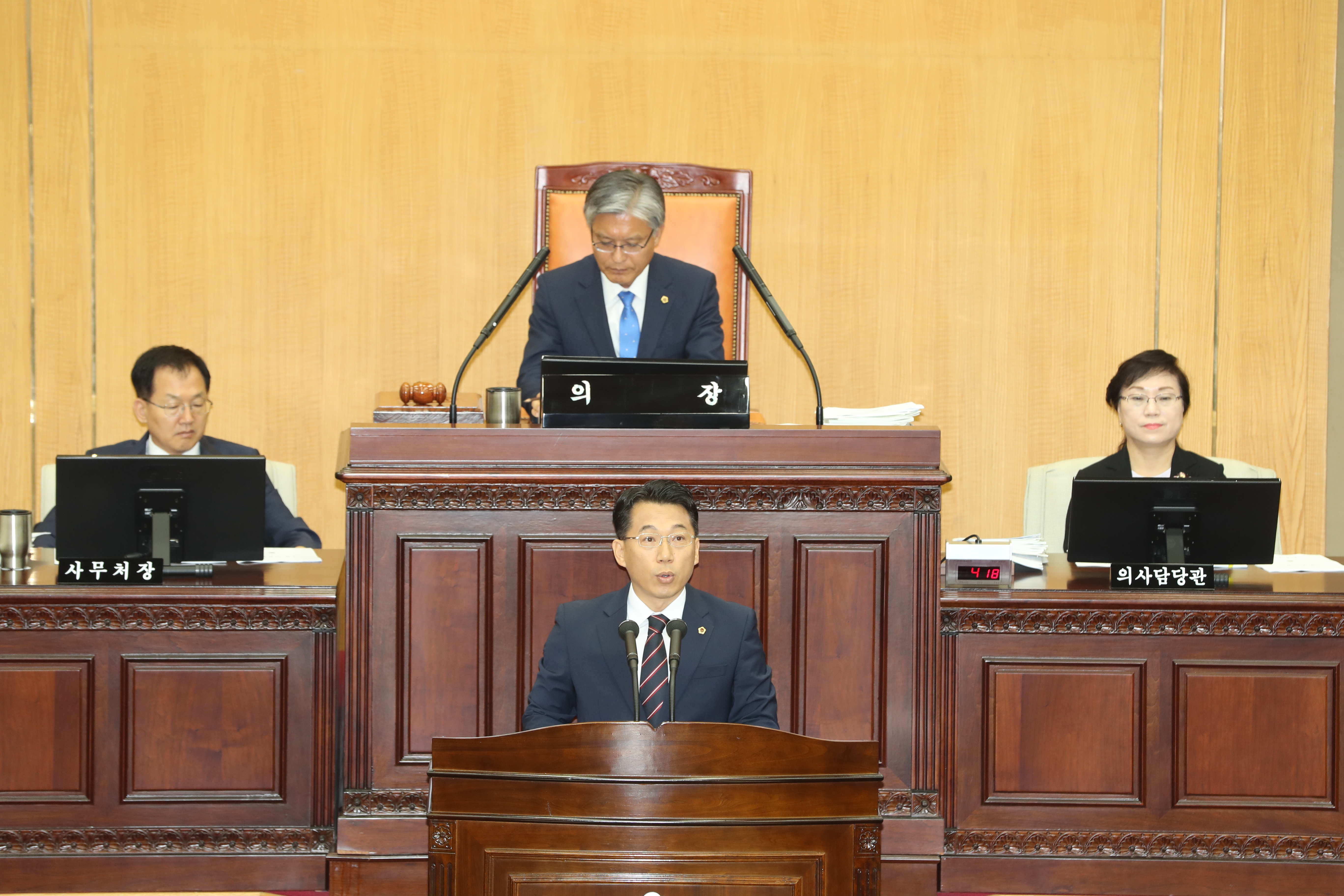 허창원·이옥규 의원 5분 자유발언, 자치연수원 이전 등 관련 - 1