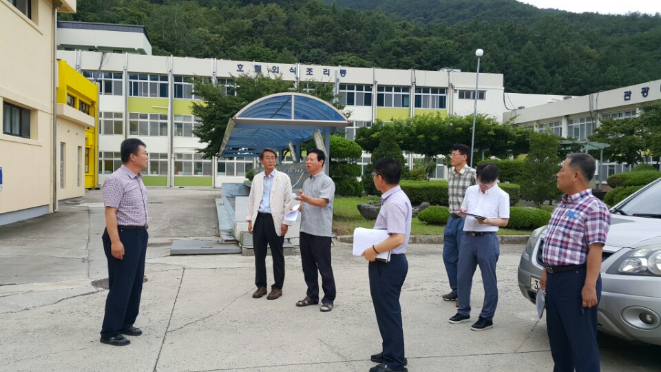 엄재창 부의장, 2018년도 학교 환경개선을 위한 예산편성 현장 확인 - 2